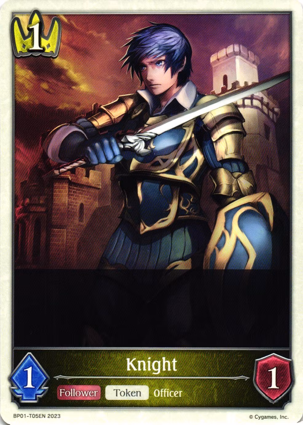 Knight BP01 - T05EN Shadowverse: Evolved