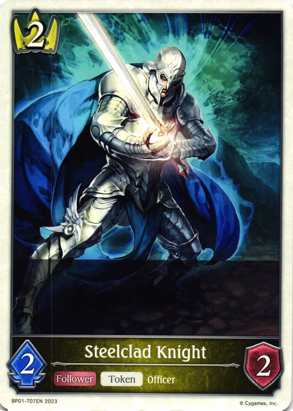 Steelclad Knight BP01 - T07EN Shadowverse: Evolved
