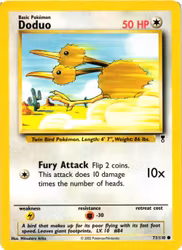 Doduo Common 71/110 Legendary Collection Pokemon