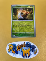 Grubbin Reverse Holo Common 018/162 Temporal Forces Pokemon