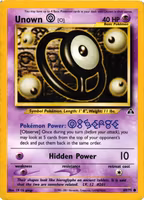 Unown O Common 69/75 Neo Discovery Pokemon