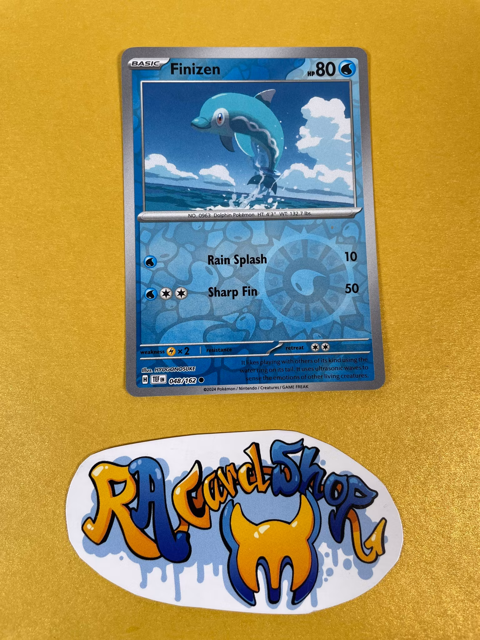 Finizen Reverse Holo Common 048/162 Temporal Forces Pokemon