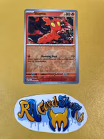 Slugma Reverse Holo Common 028/162 Temporal Forces Pokemon