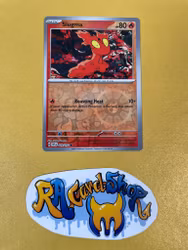 Slugma Reverse Holo Common 028/162 Temporal Forces Pokemon