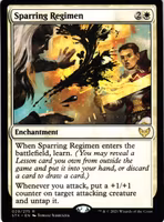 Sparring Regimen Rare 029/275 Strixhaven School of Mages (STX) Magic the Gathering