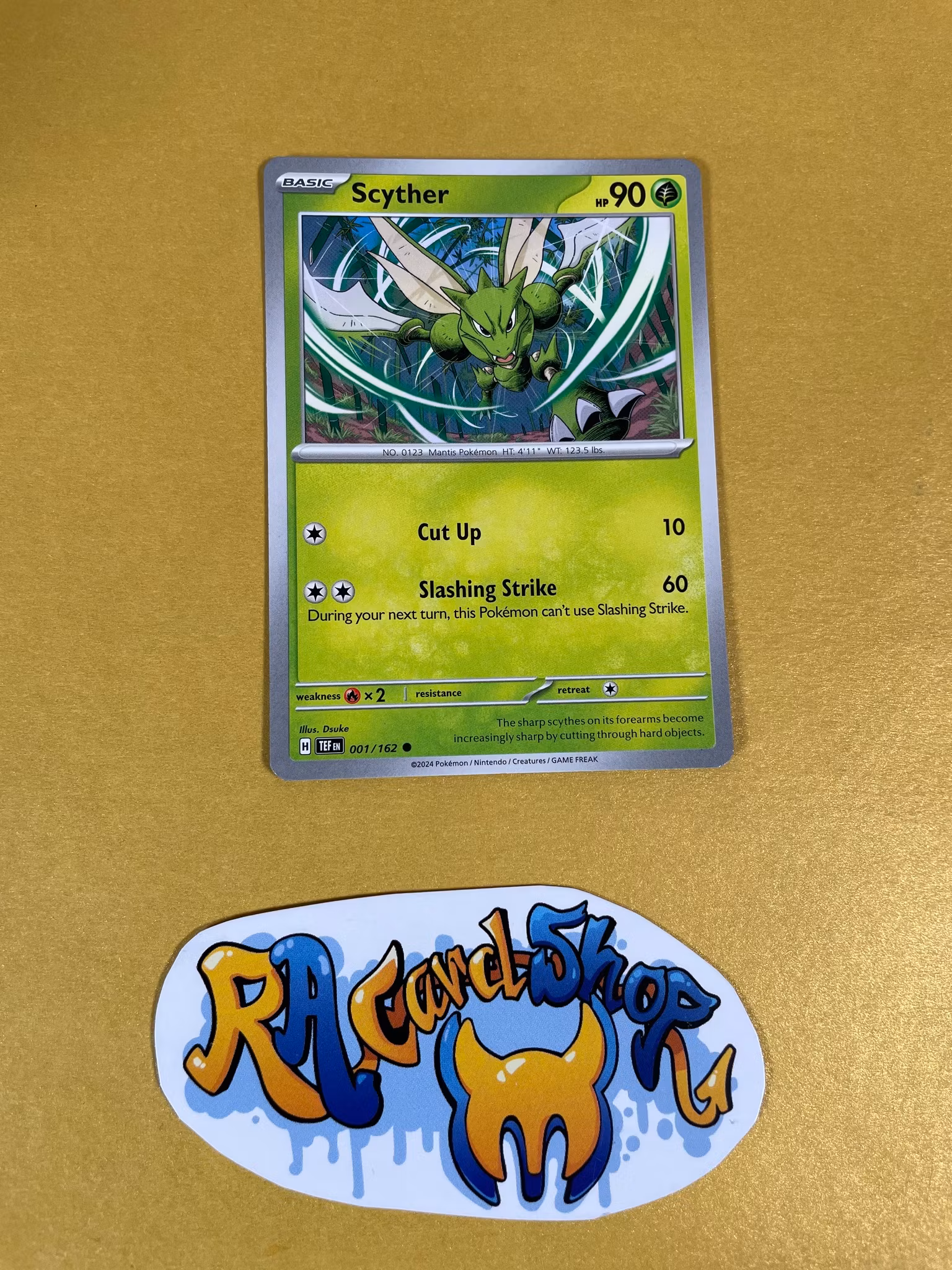 Scyther Common 001/162 Temporal Forces Pokemon