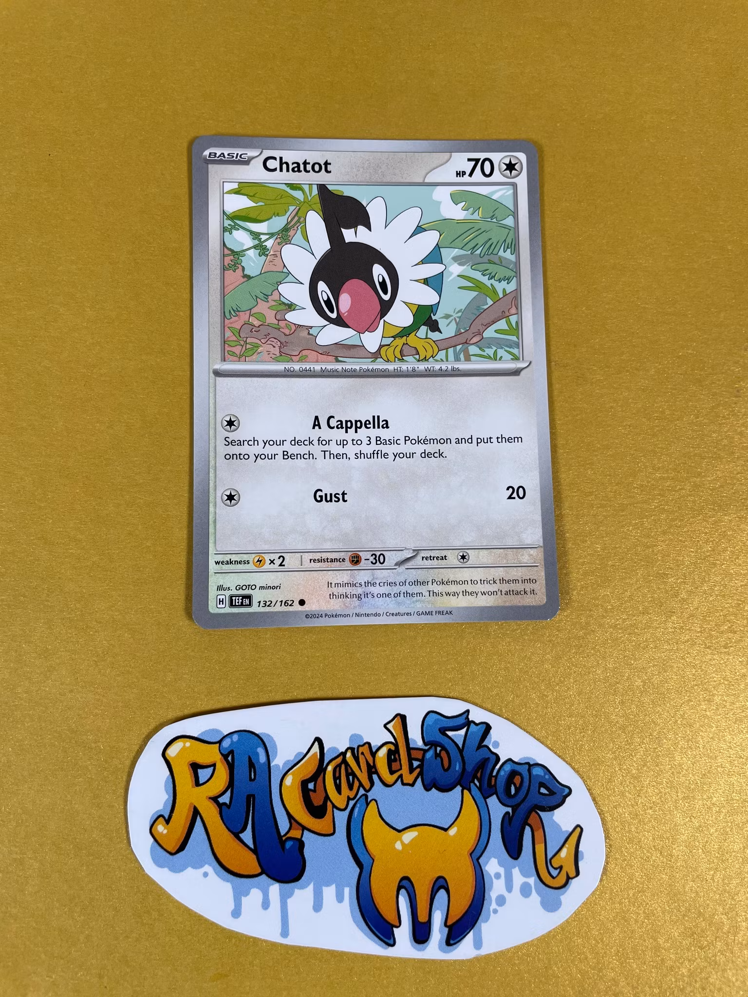 Chatot Common 132/162  Temporal Forces Pokemon