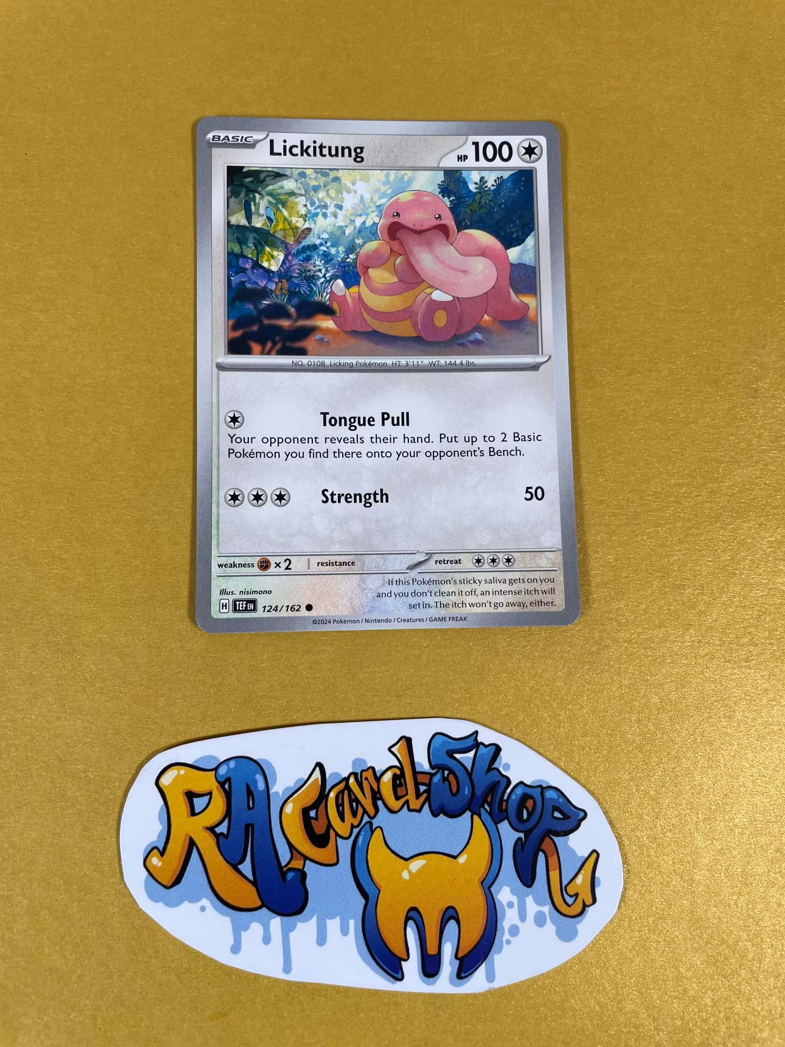 Lickitung Common 124/162 Temporal Forces Pokemon