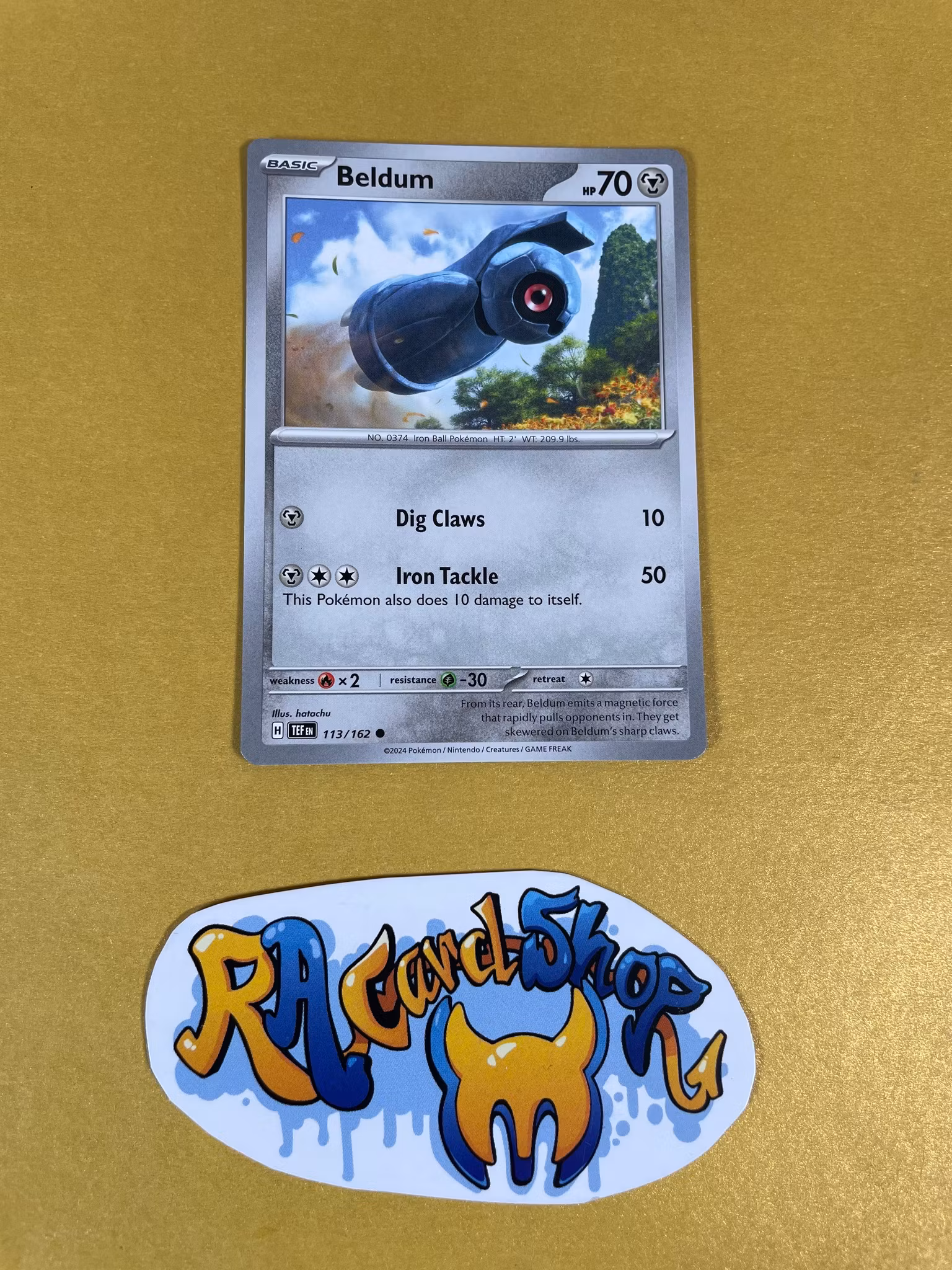 Beldum Common 113/162  Temporal Forces Pokemon