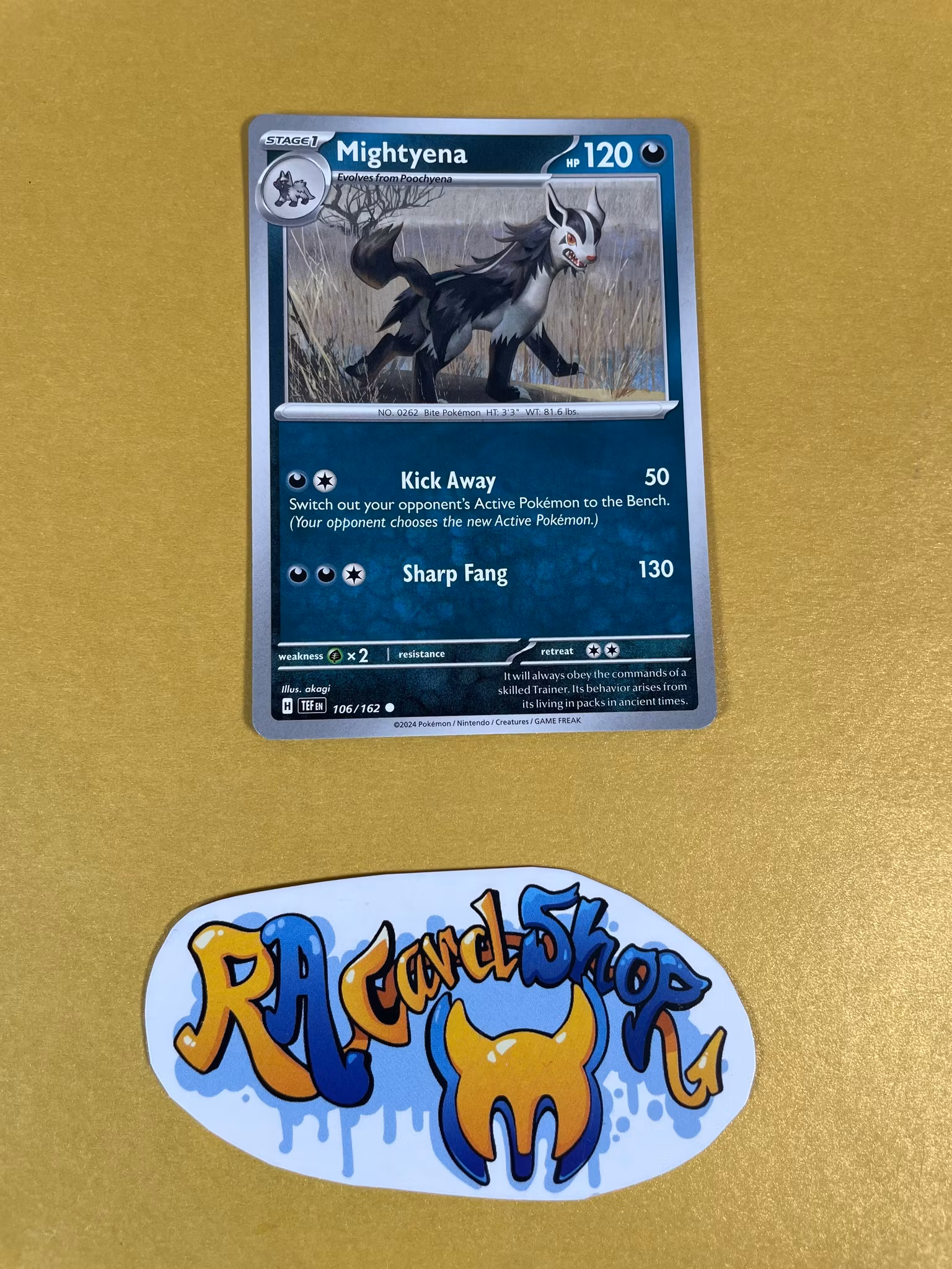 Mightyena Common 106/162 Temporal Forces Pokemon
