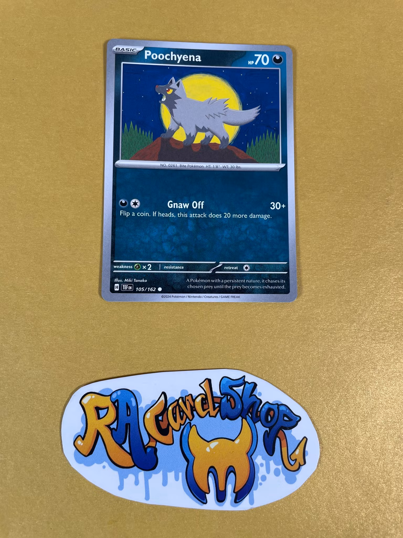 Poochyena Common 105/162 Temporal Forces Pokemon