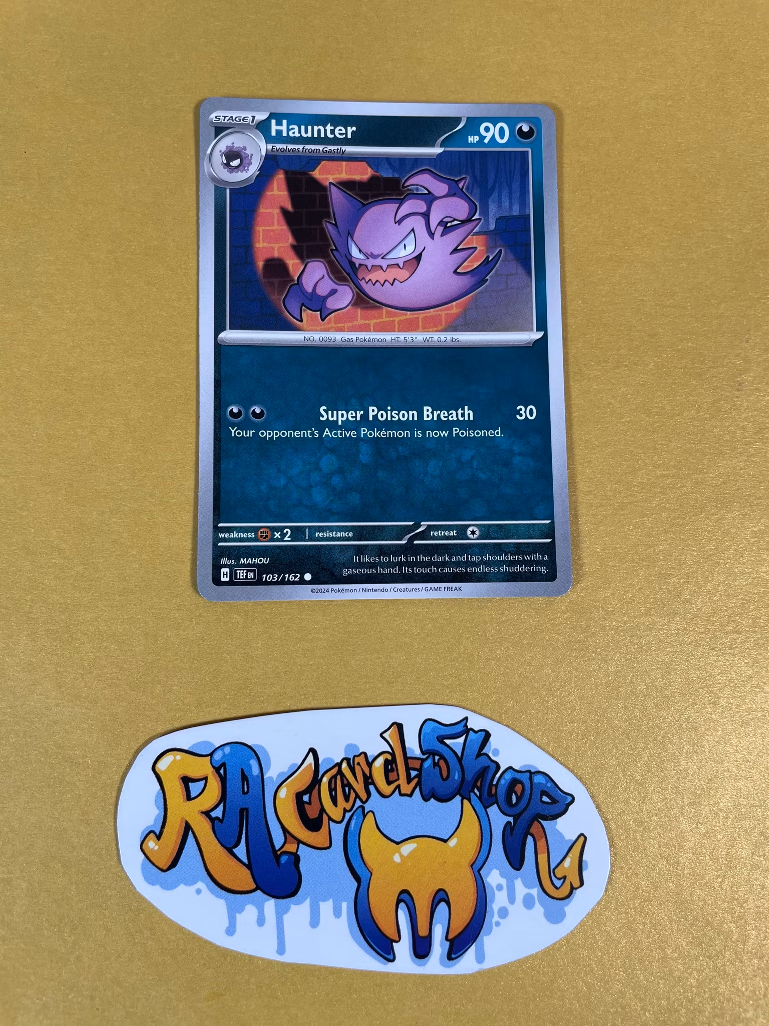 Haunter Common 103/162 Temporal Forces Pokemon