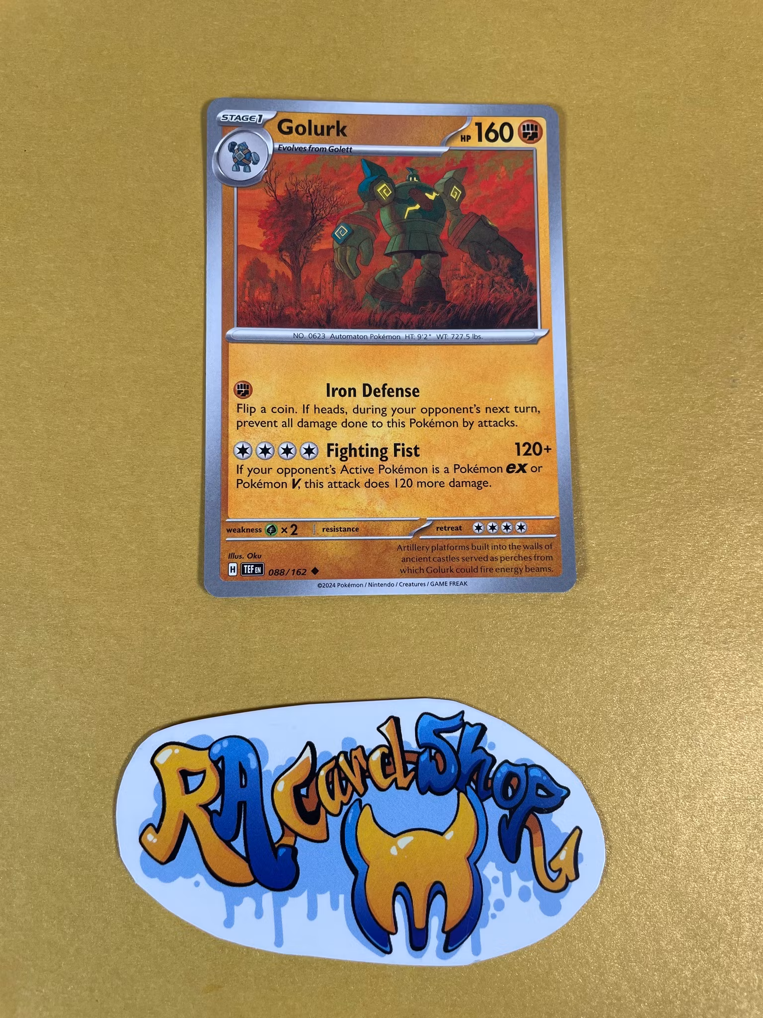 Golurk Uncommon 088/162 Temporal Forces Pokemon