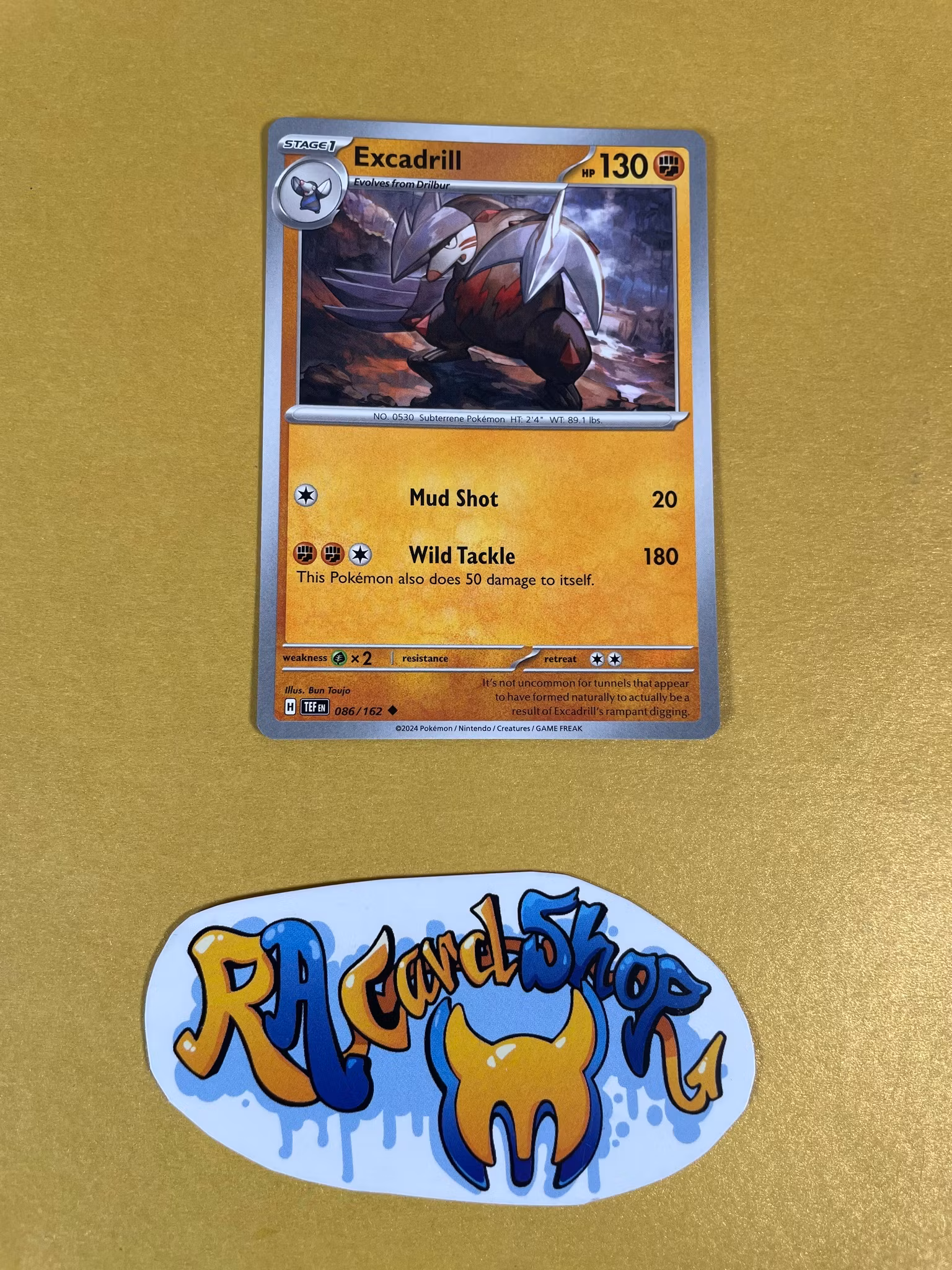 Excadrill Uncommon 086/162 Temporal Forces Pokemon