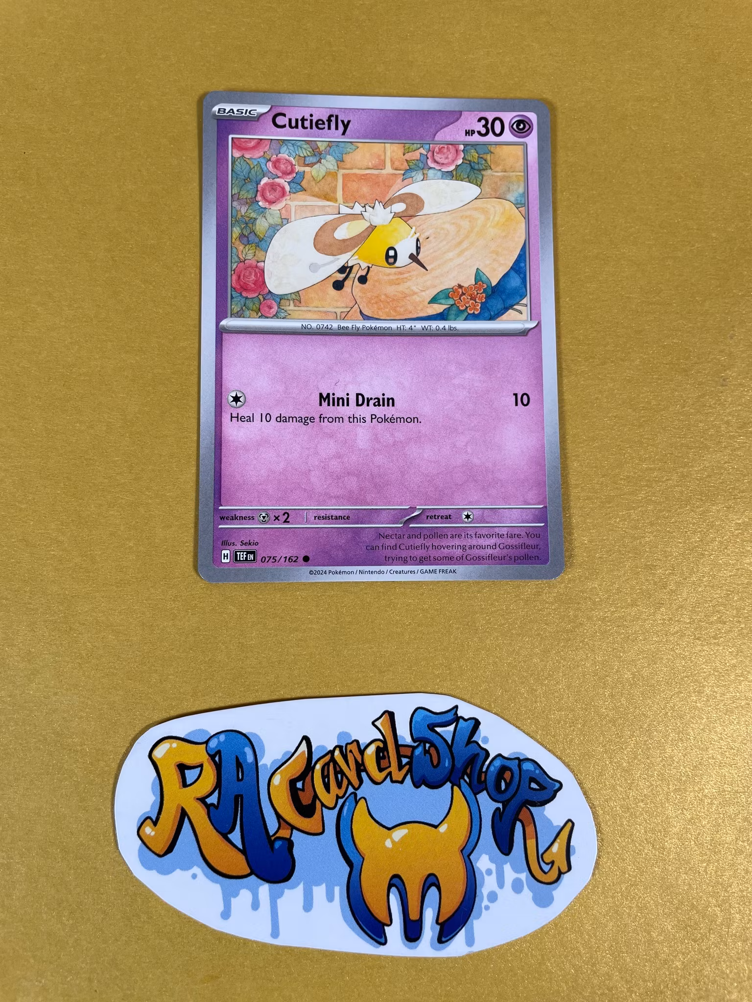 Cutiefly Common 075/162 Temporal Forces Pokemon