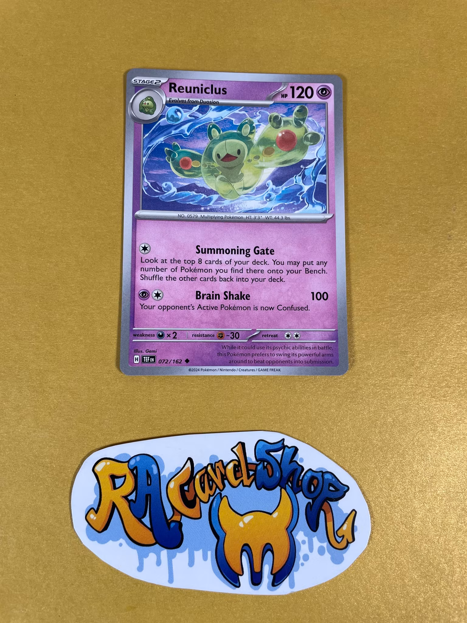Reuniclus Uncommon 072/162 Temporal Forces Pokemon