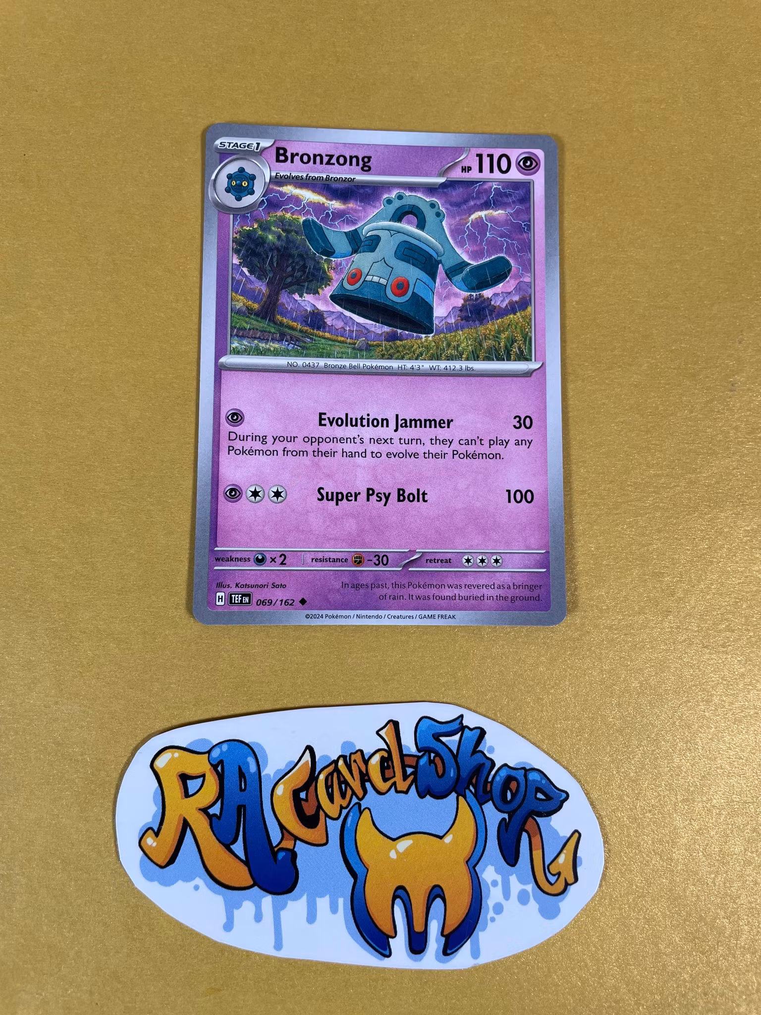 Bronzong Uncommon 069/162 Temporal Forces Pokemon