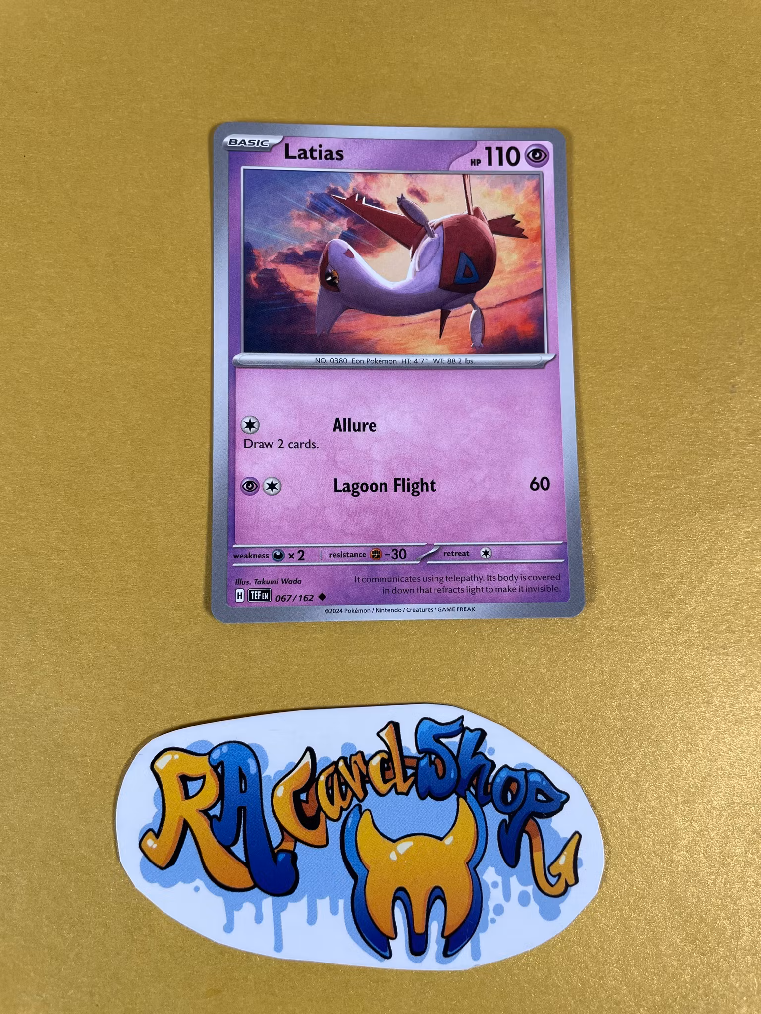 Latias Common 067/162 Temporal Forces Pokemon