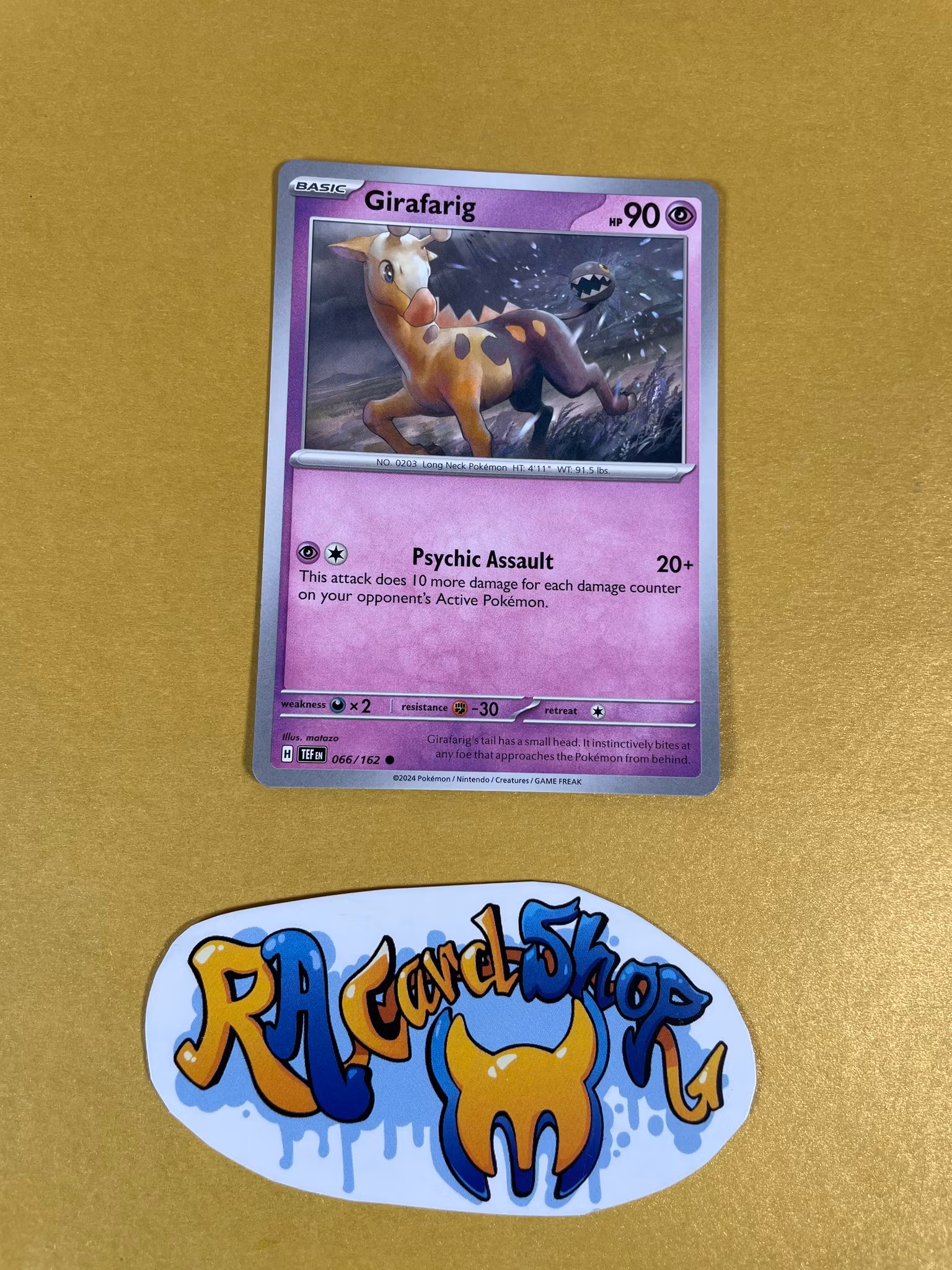 Girafarig Common 066/162 Temporal Forces Pokemon