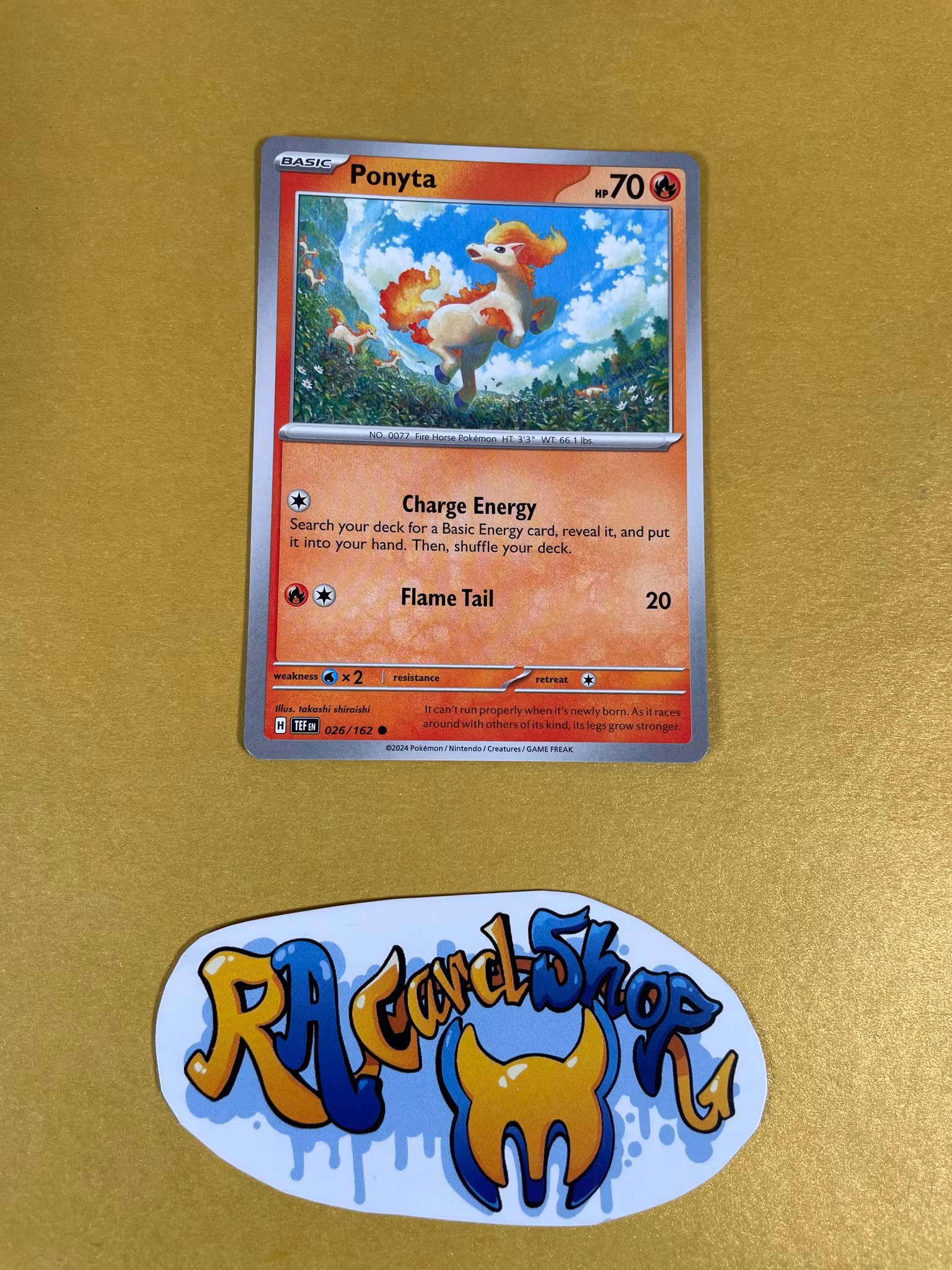 Ponyta Common 026/162 Temporal Forces Pokemon