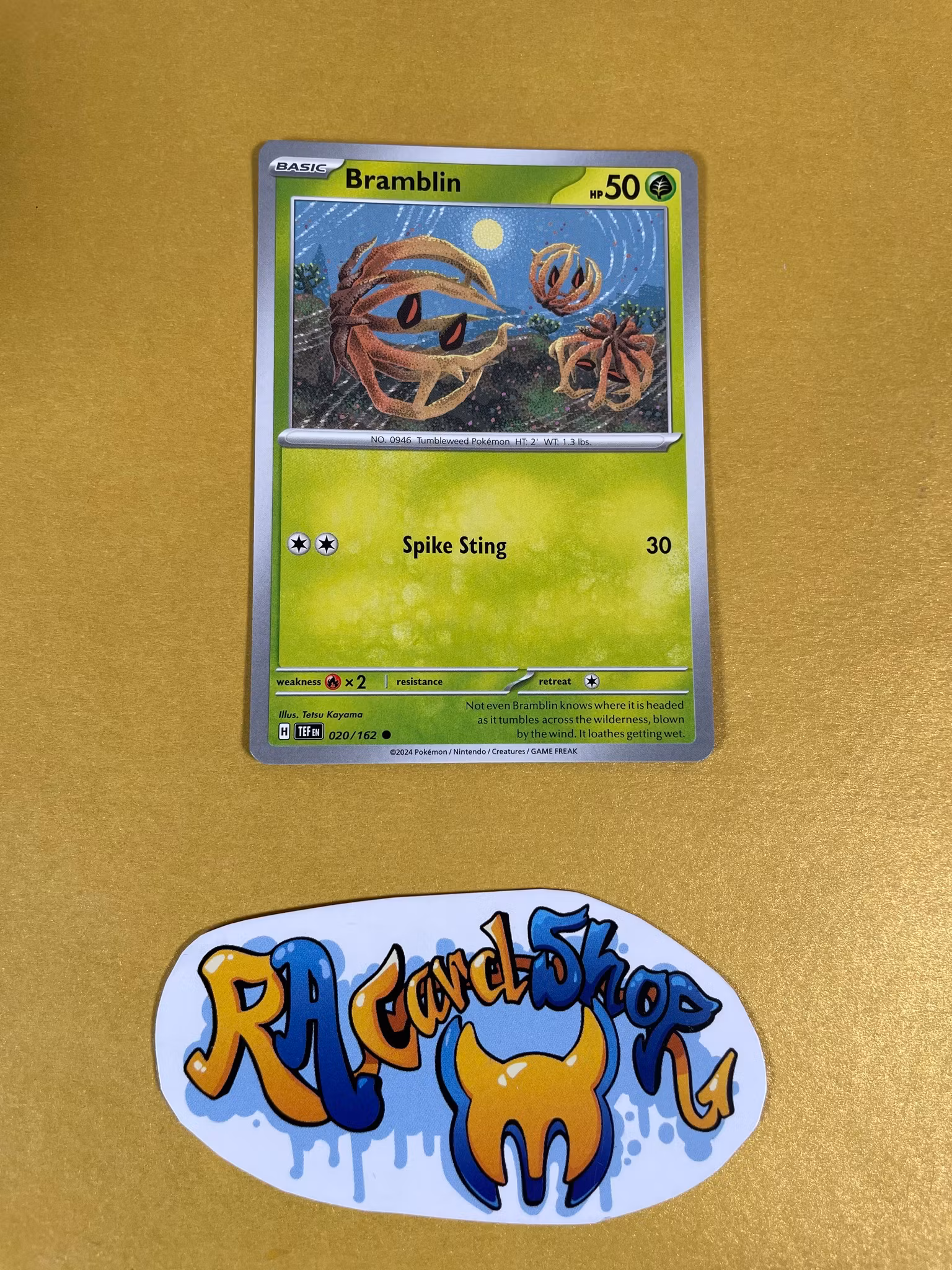 Bramblin Common 020/162 Temporal Forces Pokemon