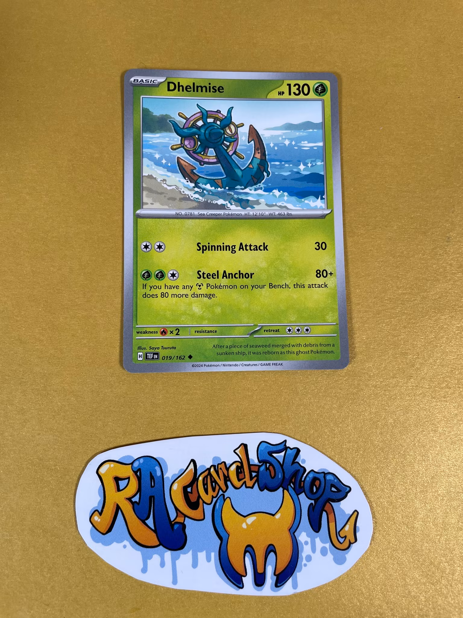 Dhelmise Uncommon 019/162 Temporal Forces Pokemon