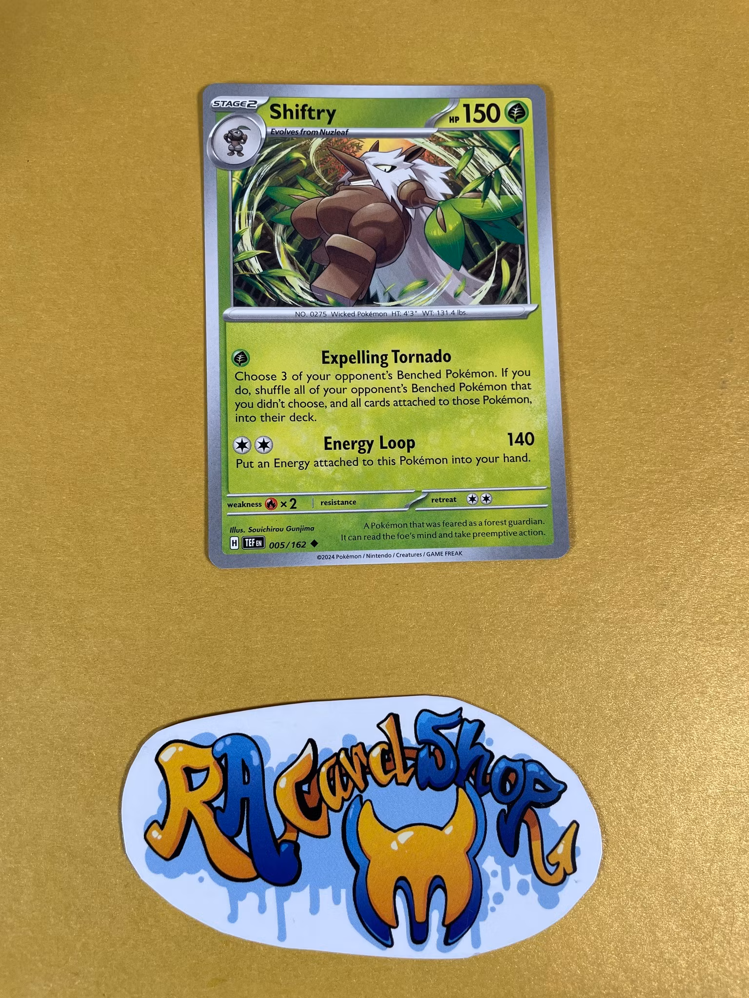 Shiftry Uncommon 005/162 Temporal Forces Pokemon