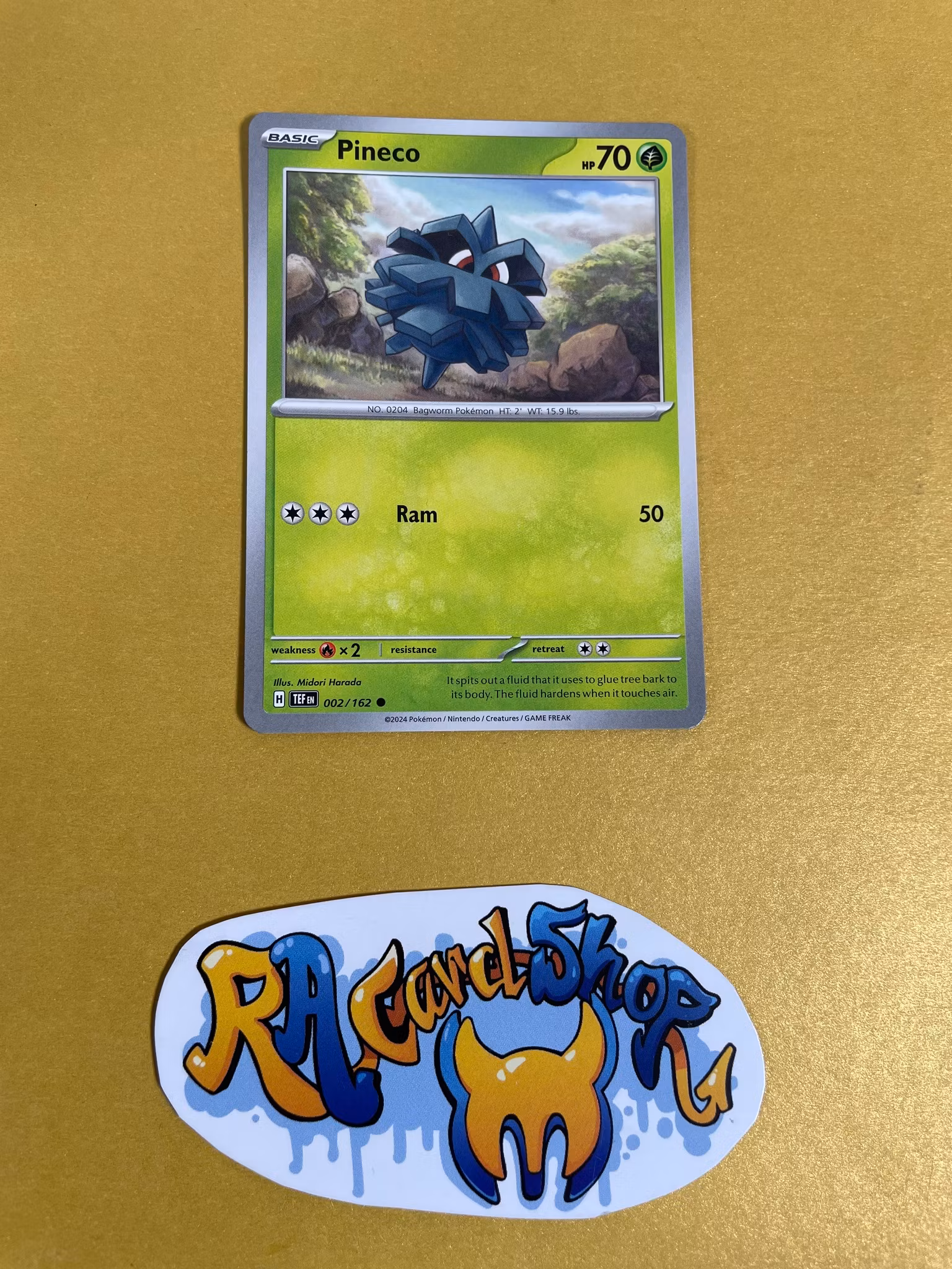 Pineco Common 002/162 Temporal Forces Pokemon