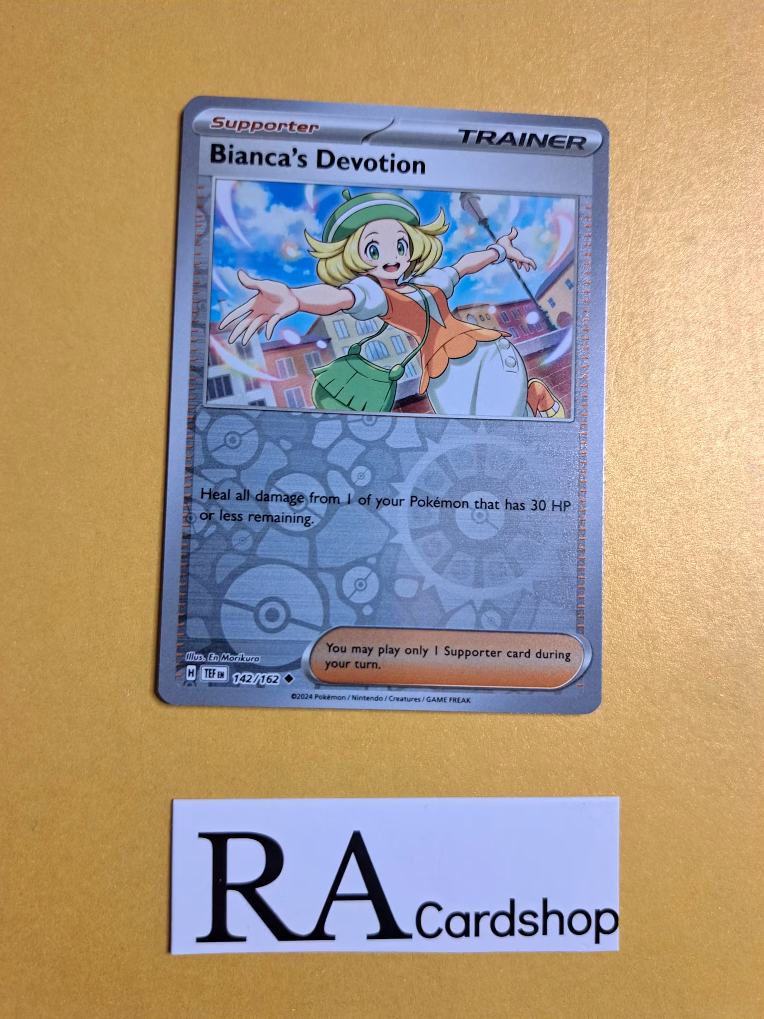 Biancas Devotion Reverse Holo Uncommon 142/162 Temporal Forces Pokemon