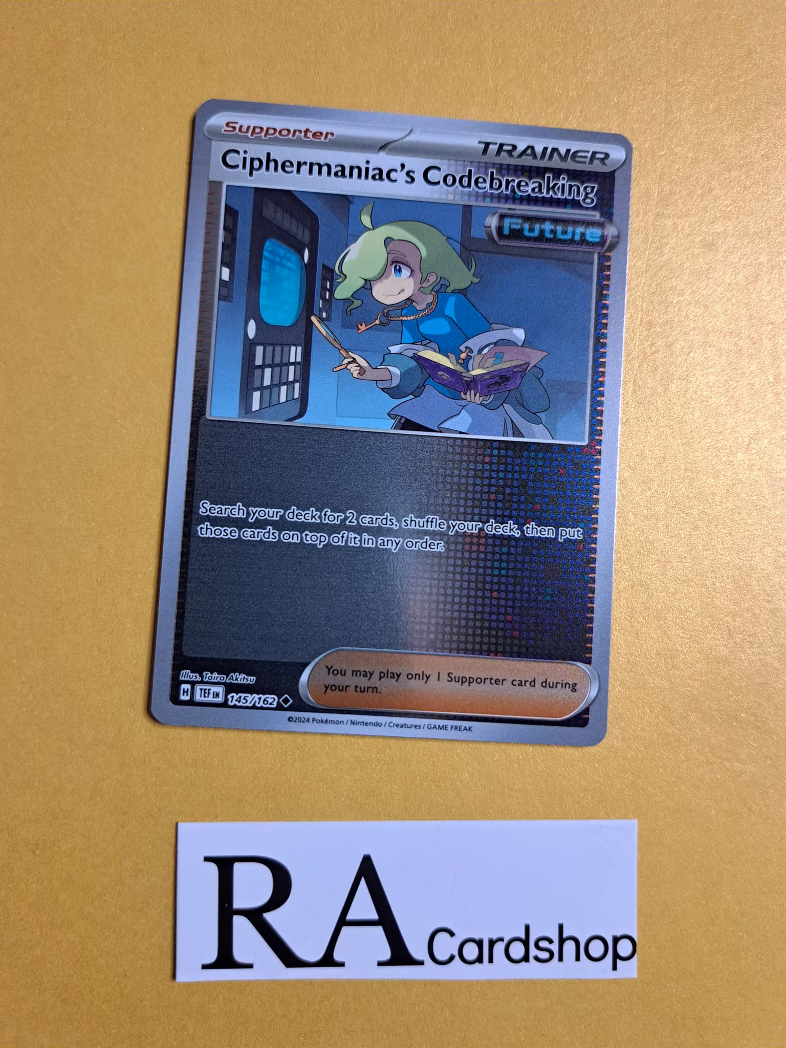 Ciphermaniacs Codebreaking Reverse Holo Uncommon 145/162 Temporal Forces Pokemon