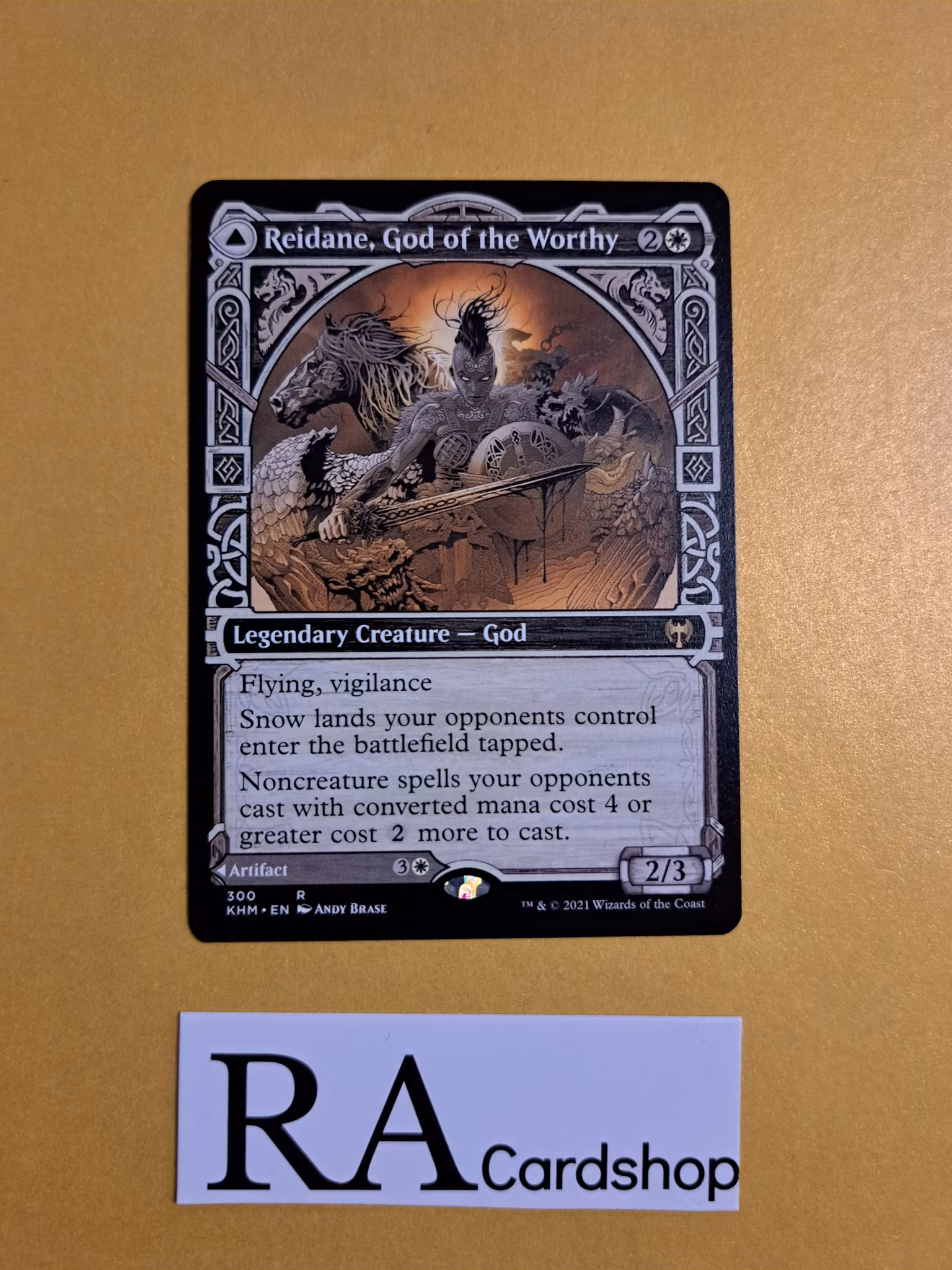 Reidane God of the Worthy / Valkmira Protectors Shield Rare 300 Kaldheim (KHM) Magic the Gathering