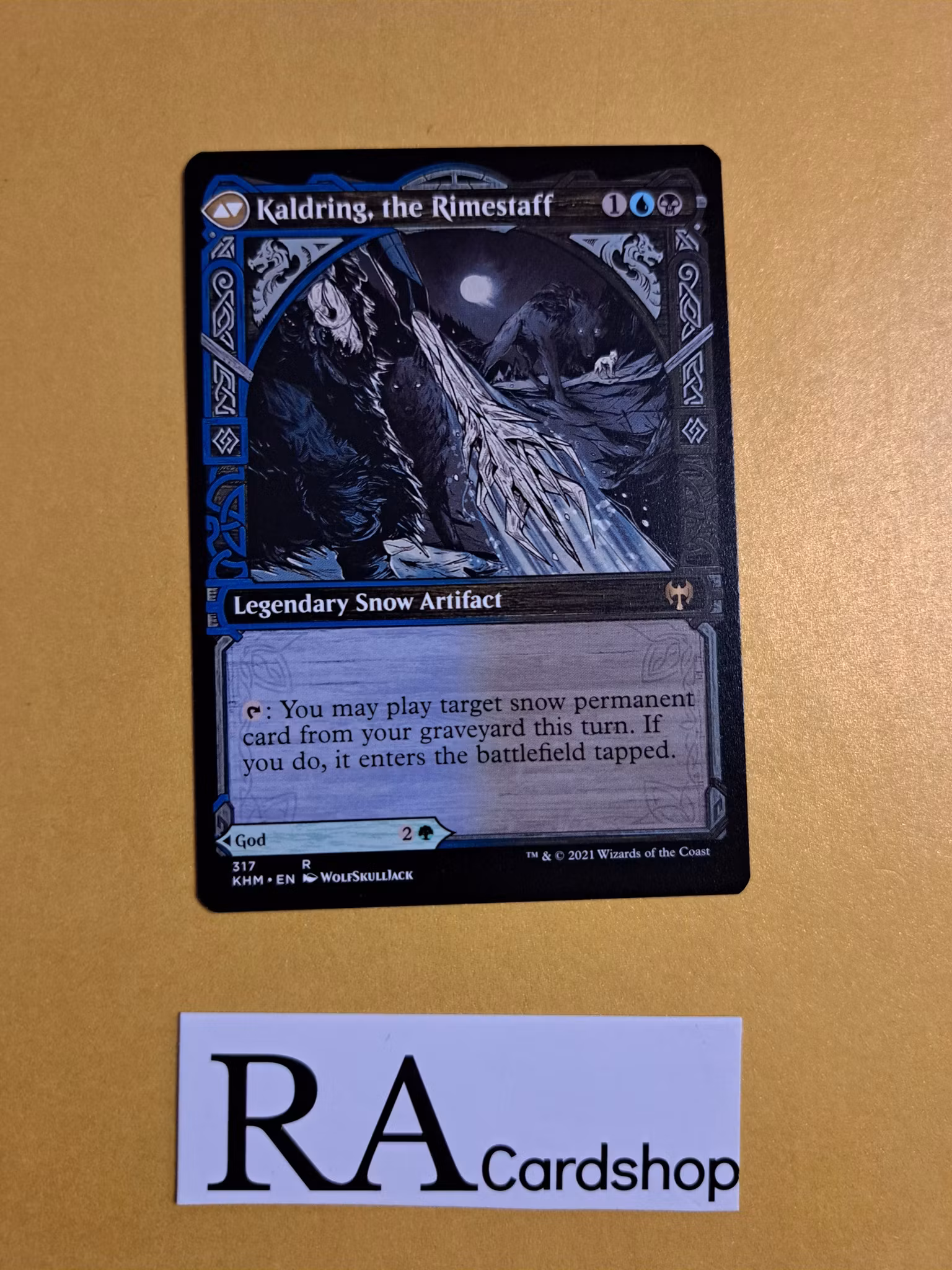 Jorn God of Winter / Kaldring the Rimestaff Rare 317 Kaldheim (KHM) Magic the Gathering
