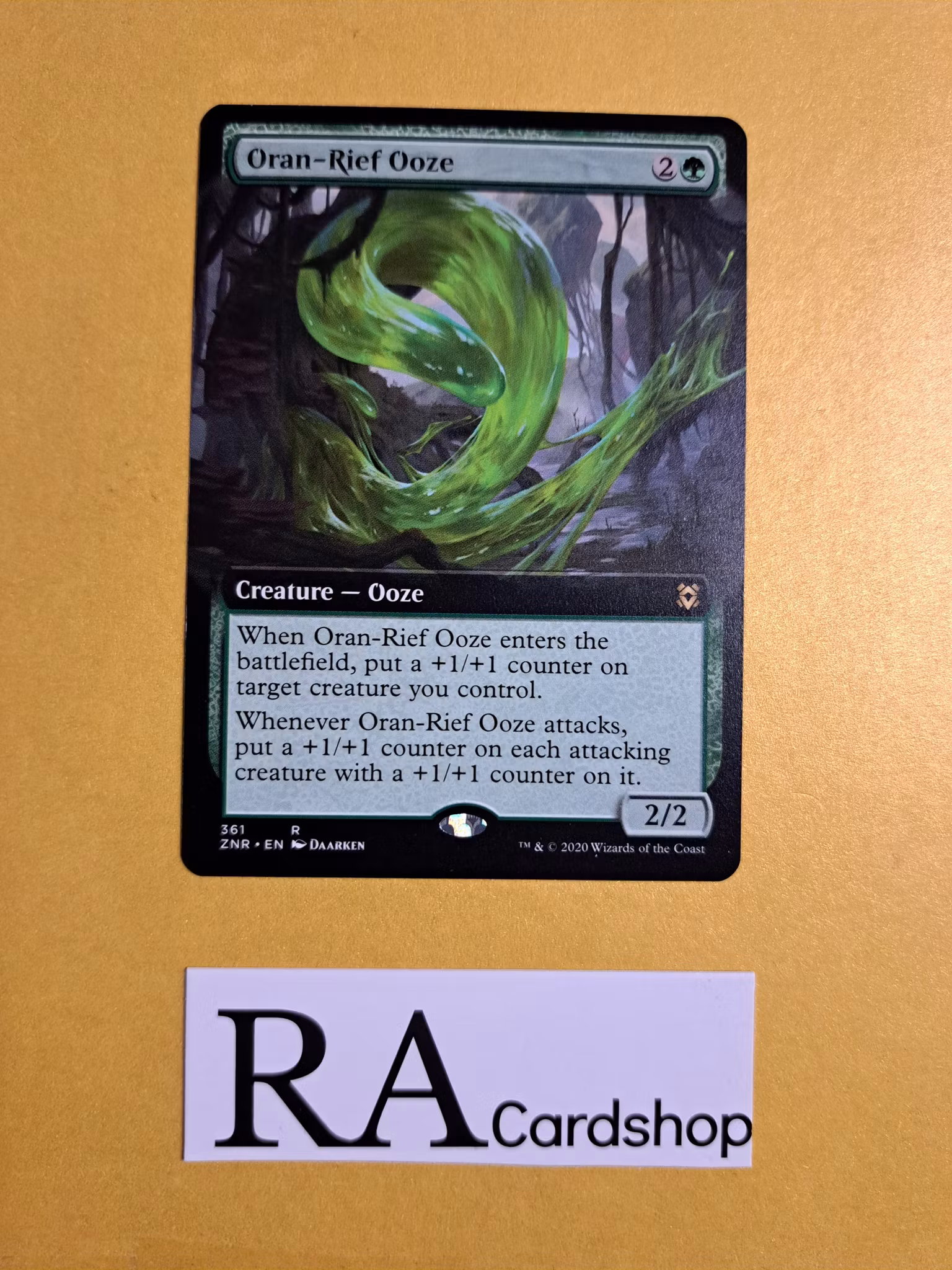 Oran-Rief Ooze Rare 361 Zendikar (ZNR) Rising Magic the Gathering