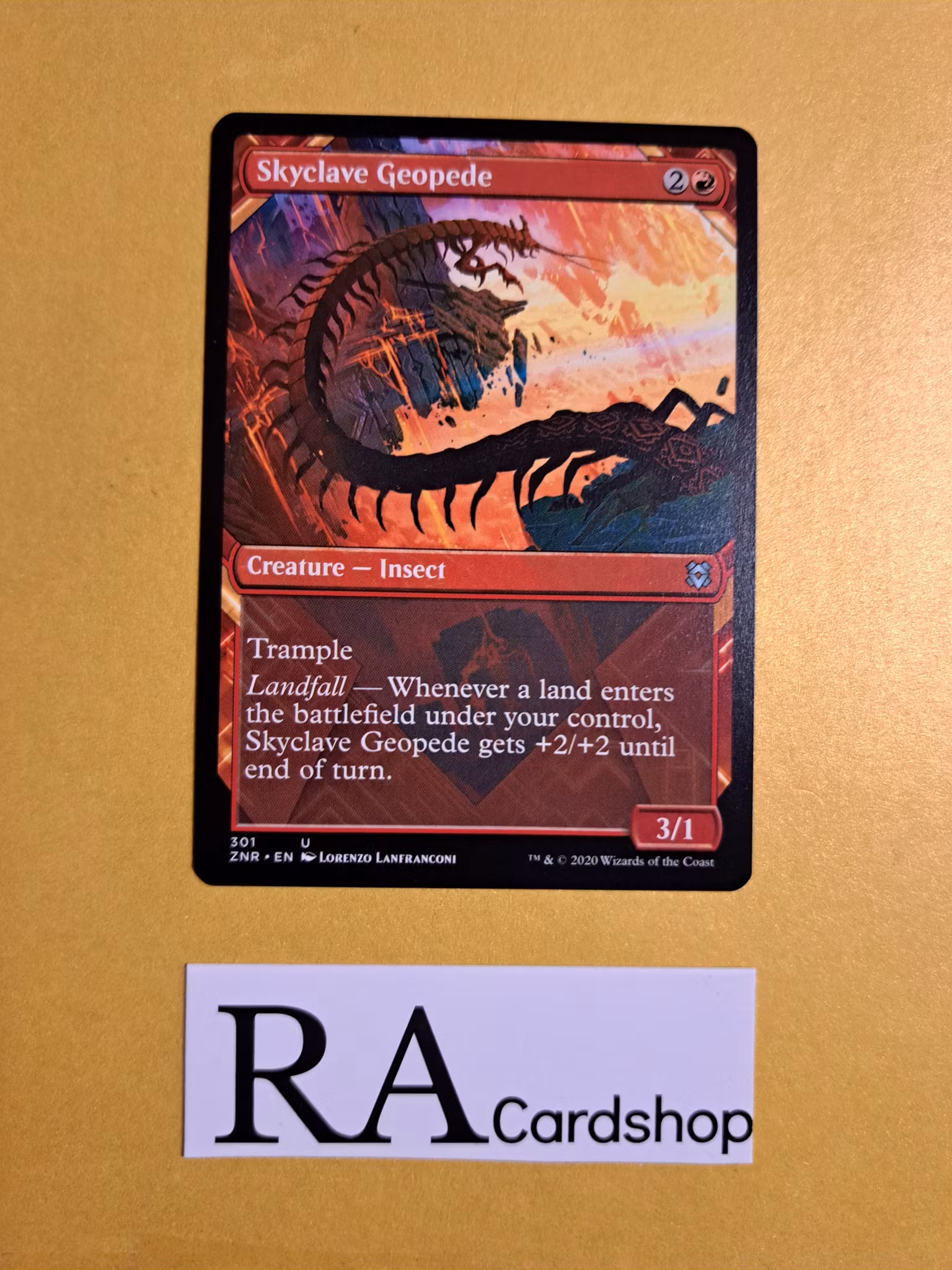Skyclave Geopede Uncommon 301 Zendikar (ZNR) Rising Magic the Gathering