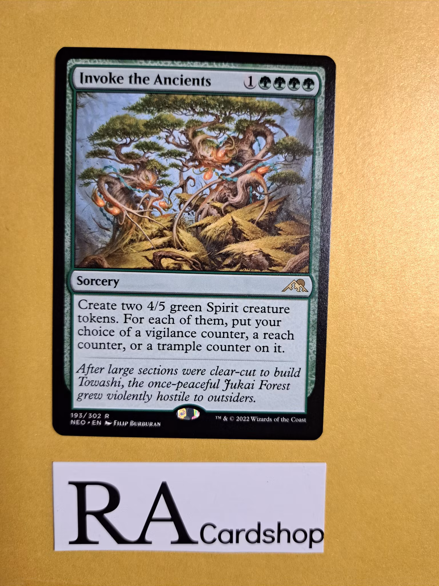 Invoke the Ancients Rare 193/302 Kamigawa: Neon Dynasty (NEO) Magic the Gathering