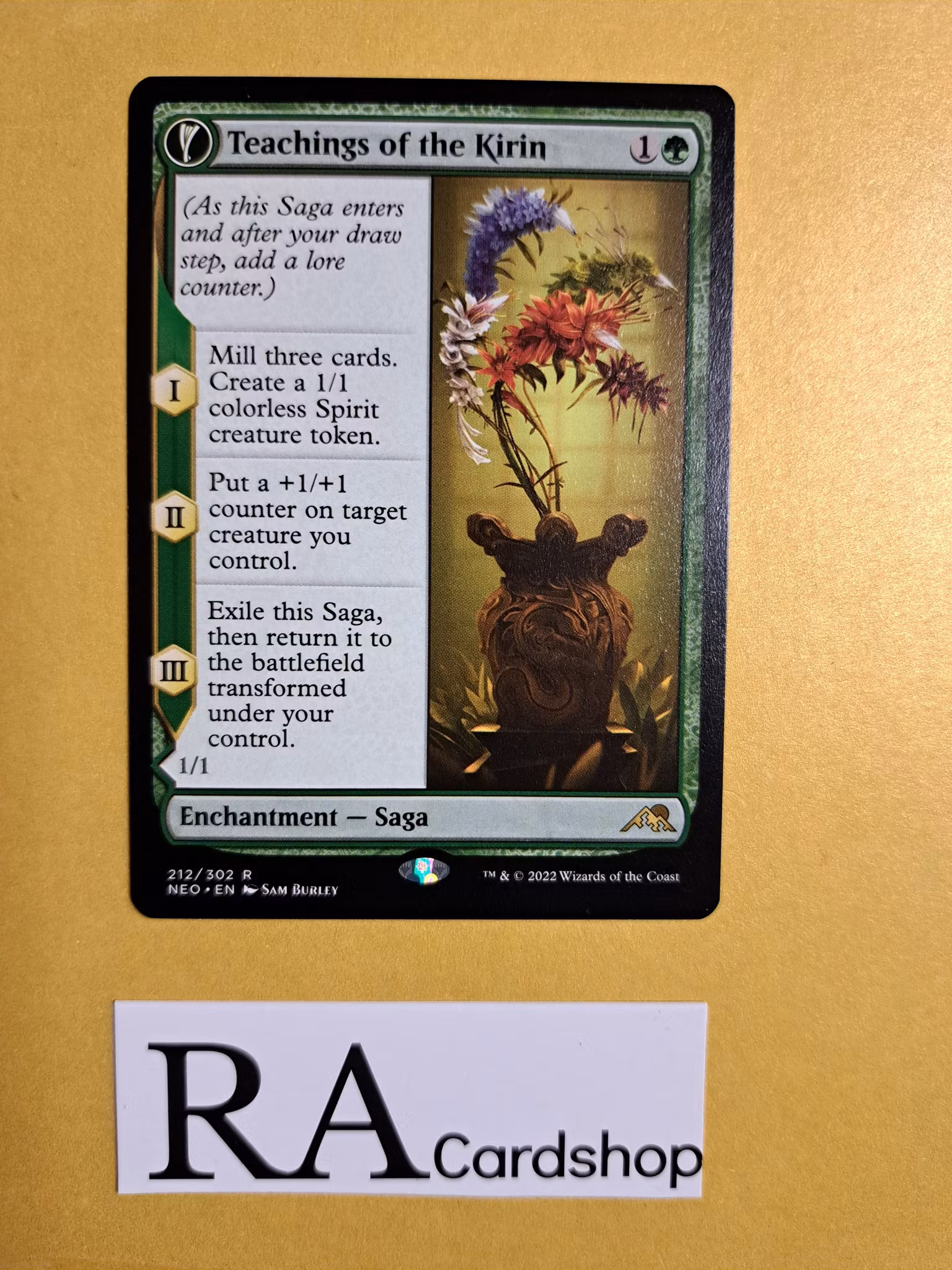 Teachings of the Kirin / Kirin-Touched Orochin Rare 212/302 Kamigawa: Neon Dynasty (NEO) Magic the Gathering