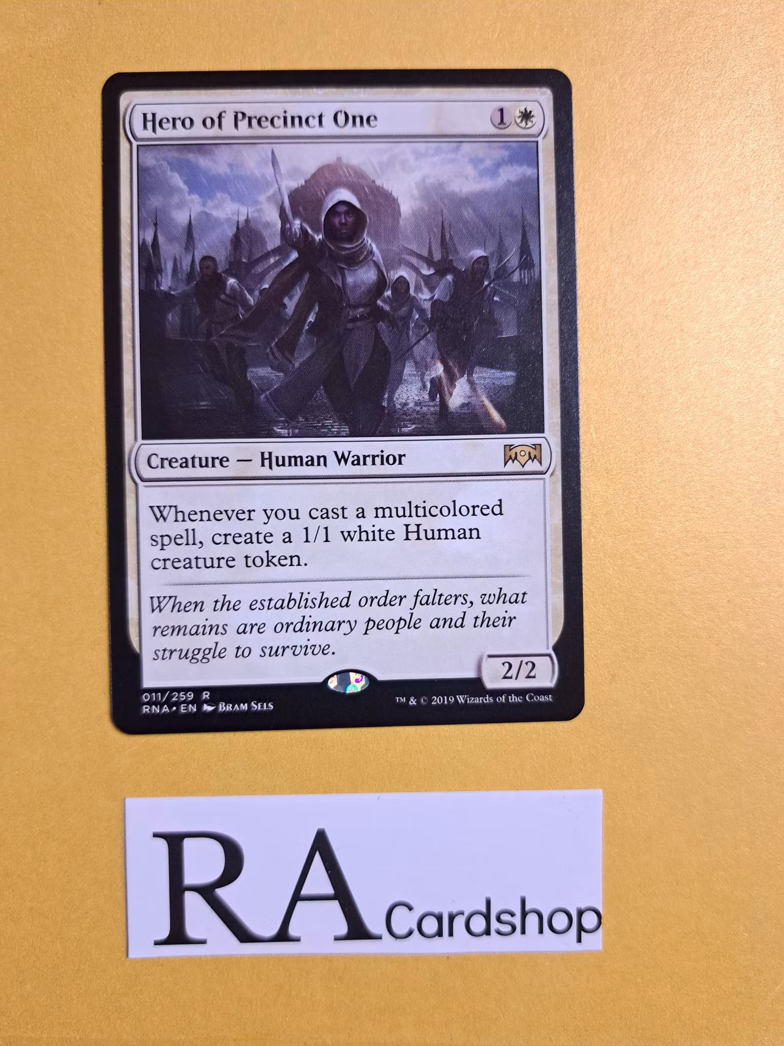 Heor of Precinct One Rare 011/259 Ravnica Allegiance (RNA) Magic the Gathering