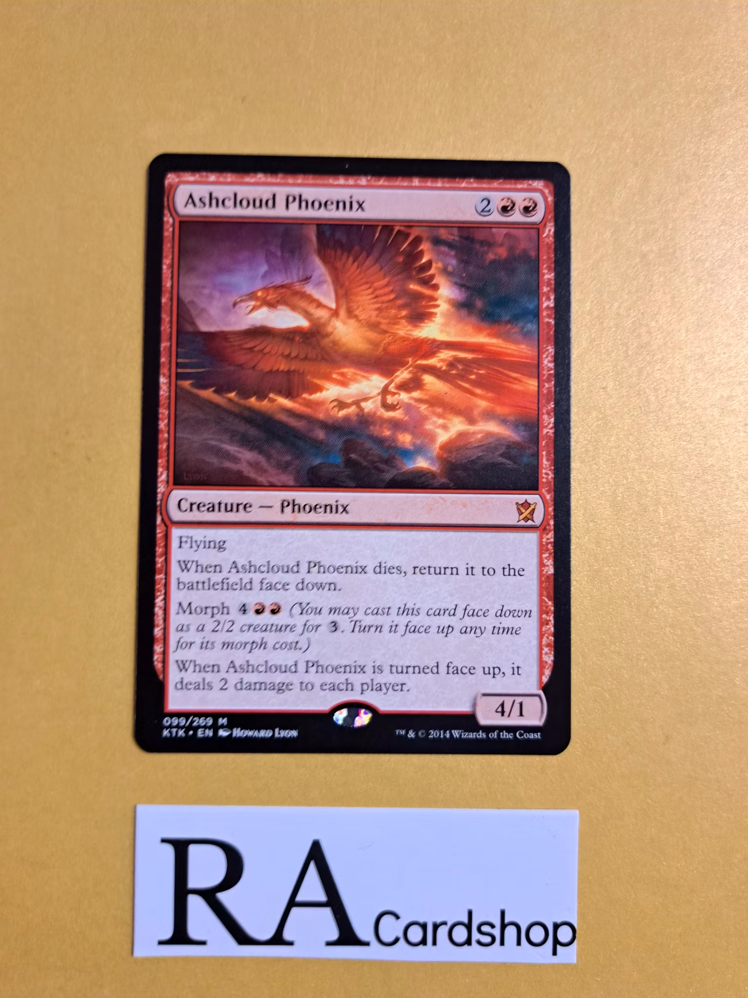 Ashcloud Phoenix Rare 099/269 Khans of Tarkir (KTK) Magic the Gathering