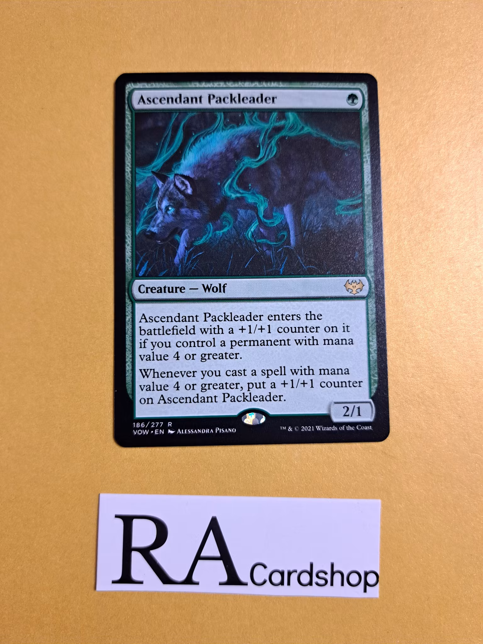 Ascendant Packleader Rare 186/277 Innistrad: Crimson Vow (VOW) Magic the Gathering