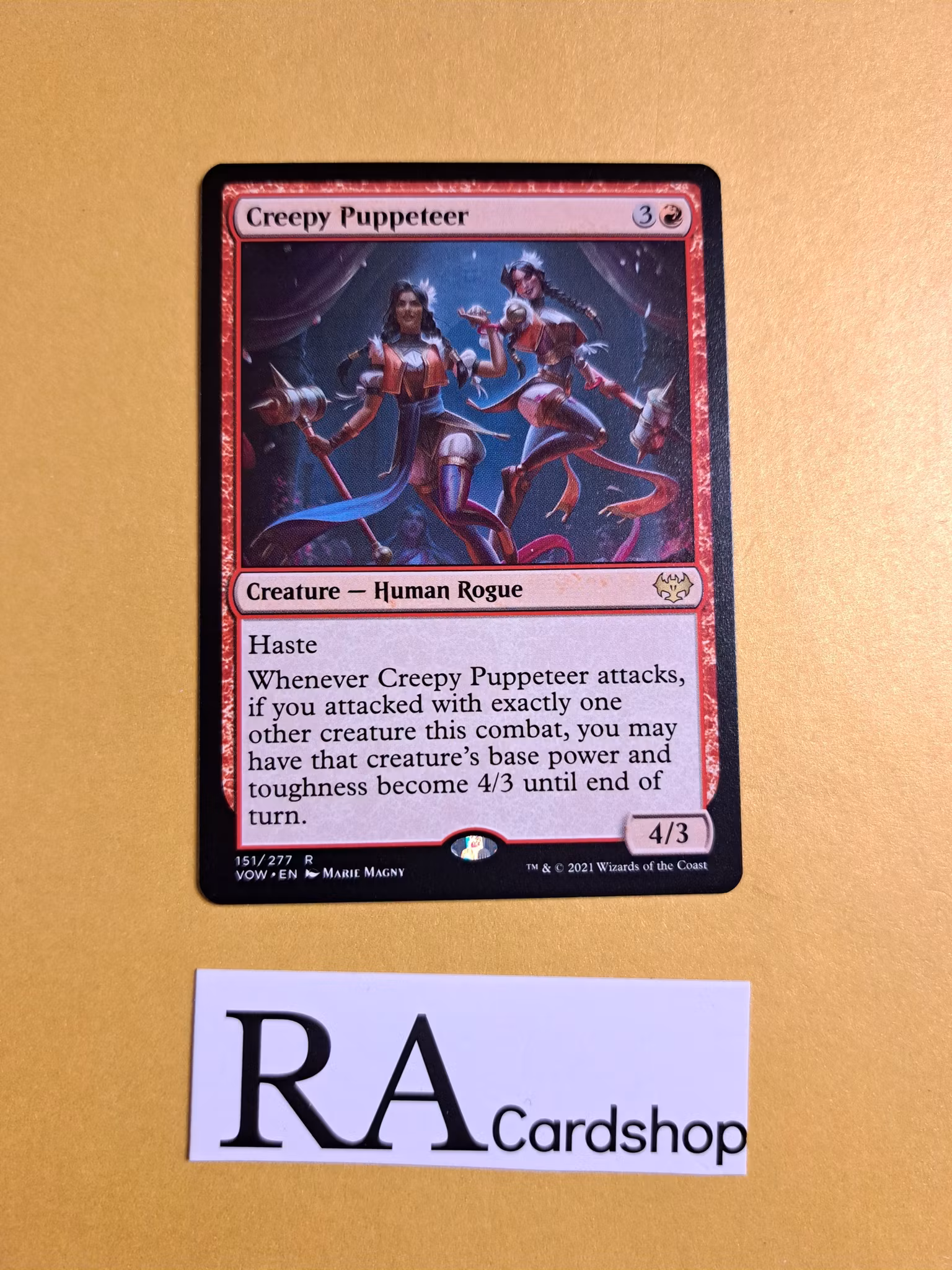 Creepy Puppeteer Rare 151/277 Innistrad: Crimson Vow (VOW) Magic the Gathering