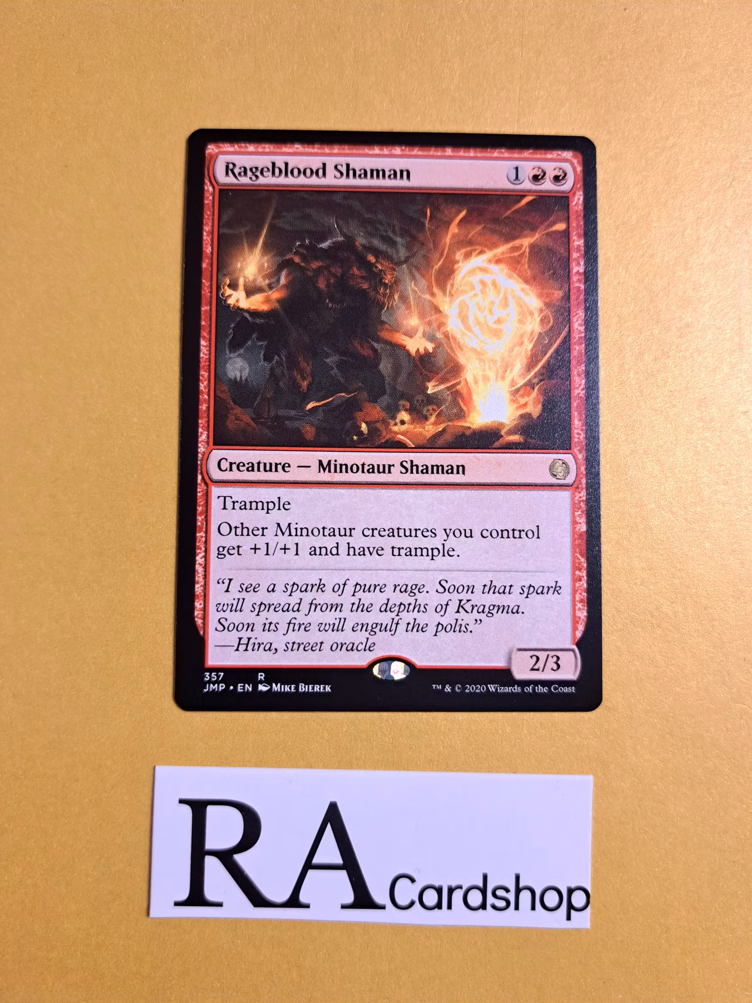 Rageblood Shaman Rare 357 Jumpstart (JMP) Magic the Gathering