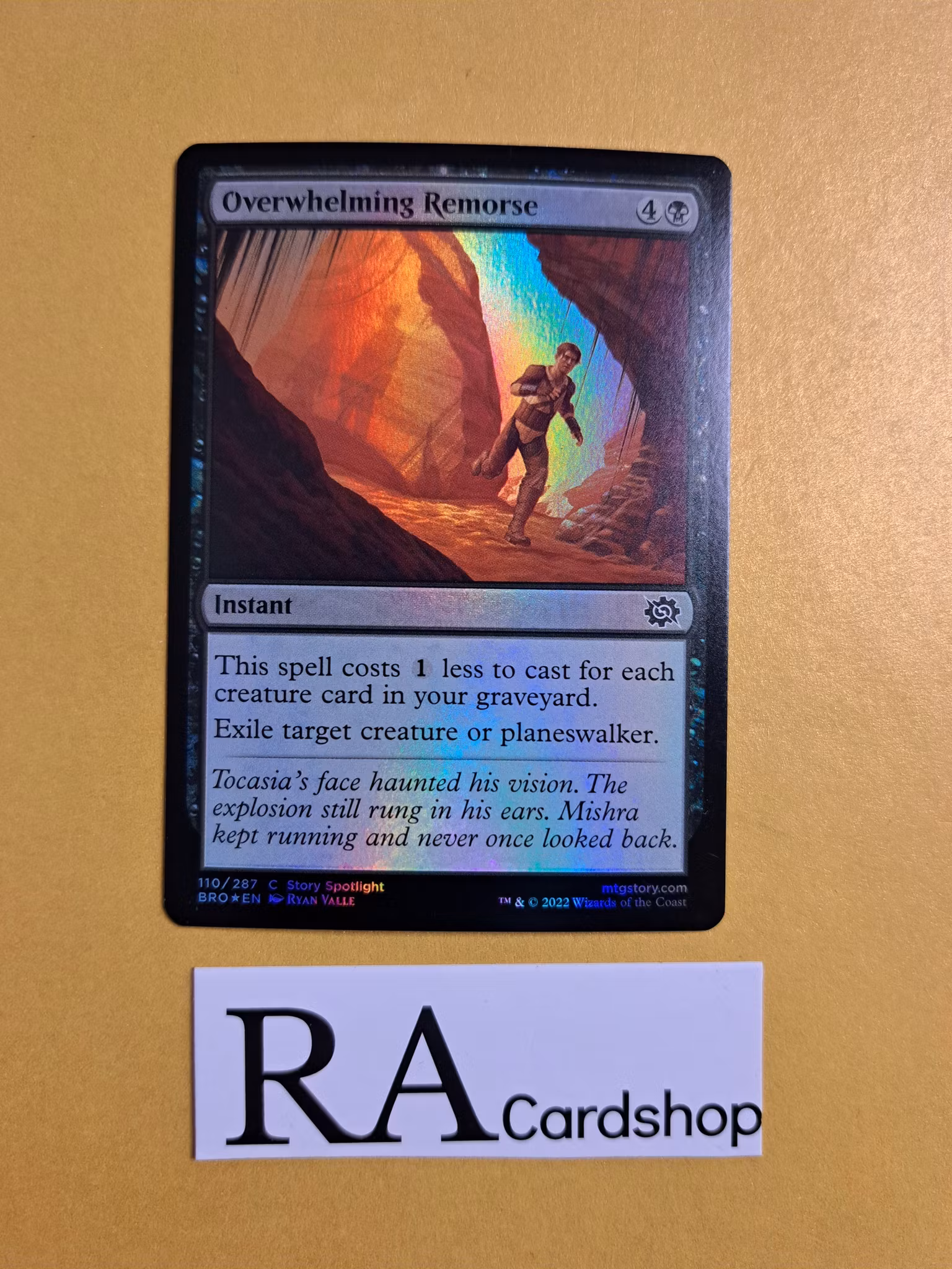 Overwhelming Remorse Common Foil 110/287 The Brothers War Magic the Gathering