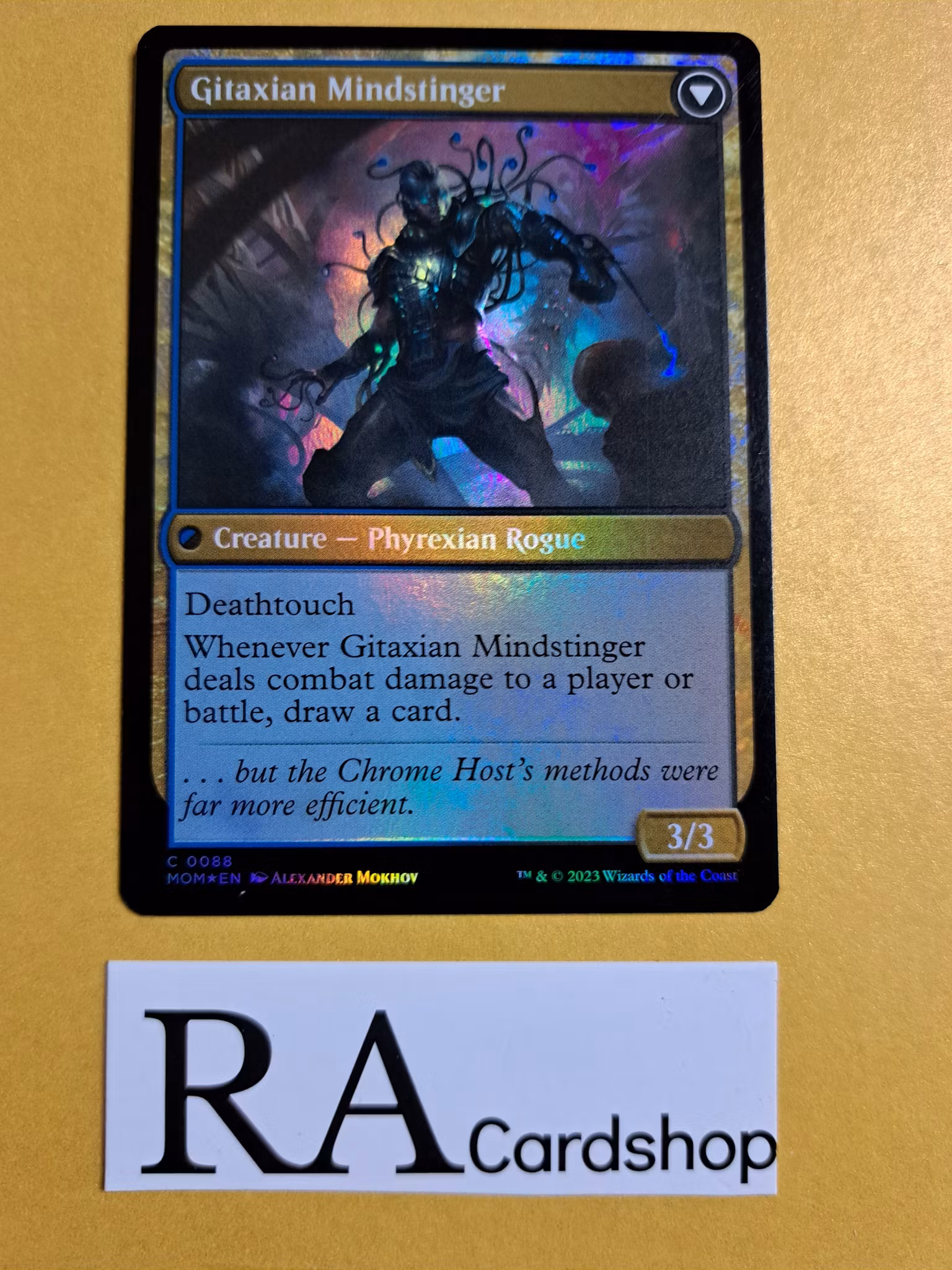 Aetherblade Agent / Gitaxian Mindstinger Common Foil 0088 March of the Machine (MOM) Magic the Gathering