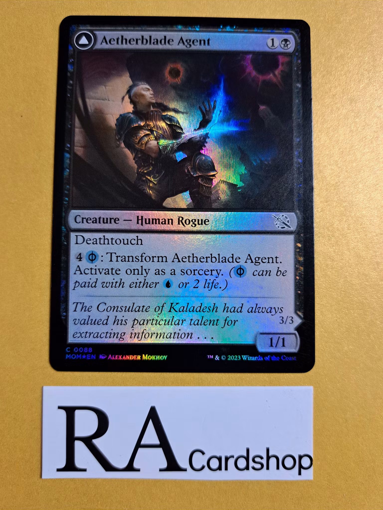 Aetherblade Agent / Gitaxian Mindstinger Common Foil 0088 March of the Machine (MOM) Magic the Gathering