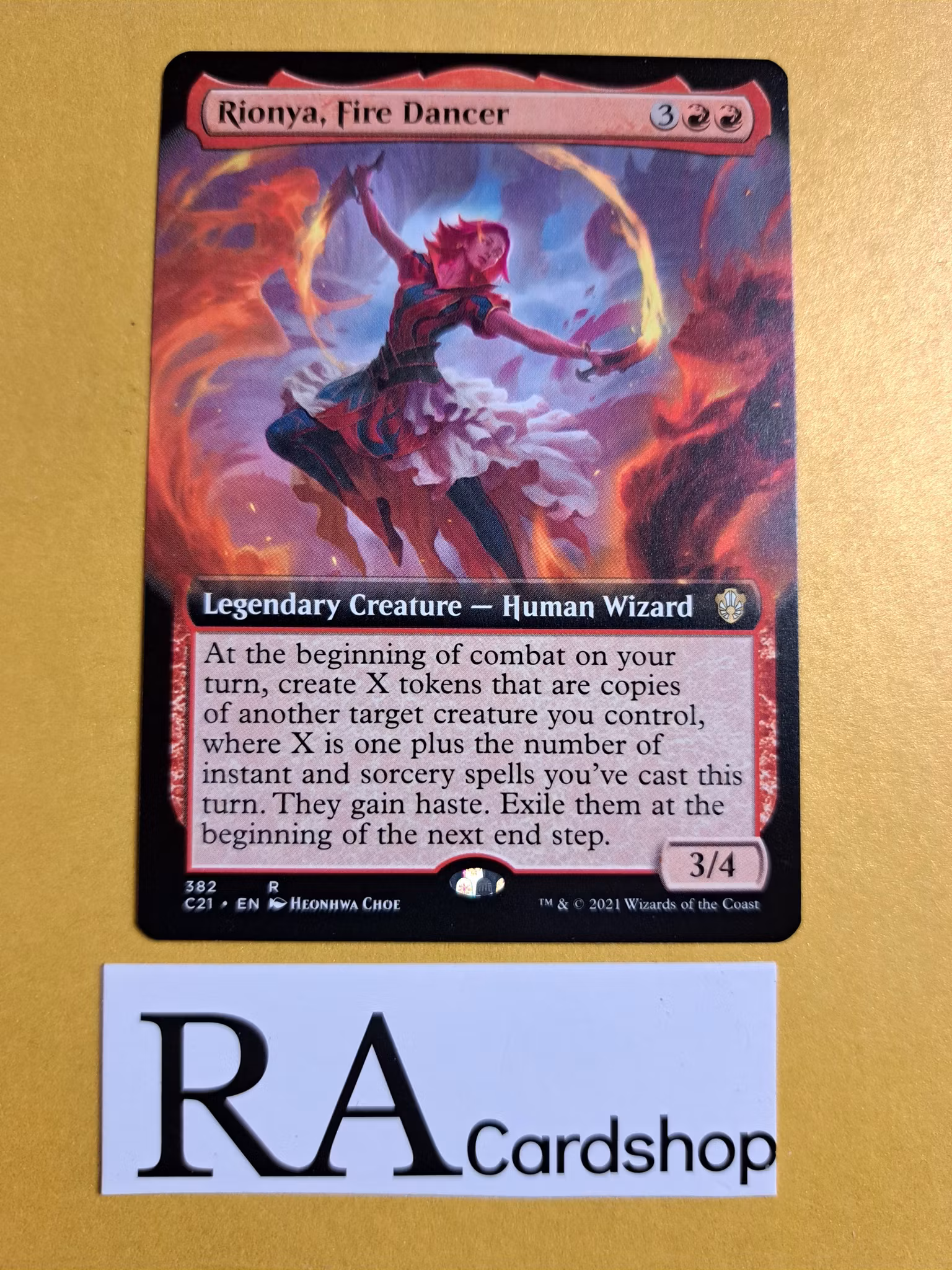 Riyona Fire Dancer Rare 382 Commander Strixhaven (C21) Magic the Gathering