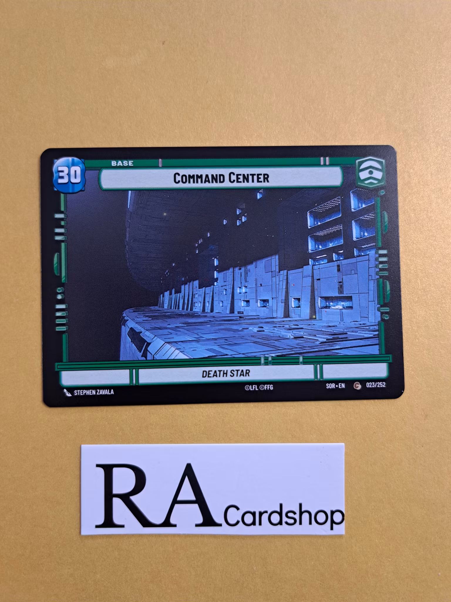 Command Center // Experience Token Common 023/252 Spark of the Rebellion (SOR) Star Wars Unlimited