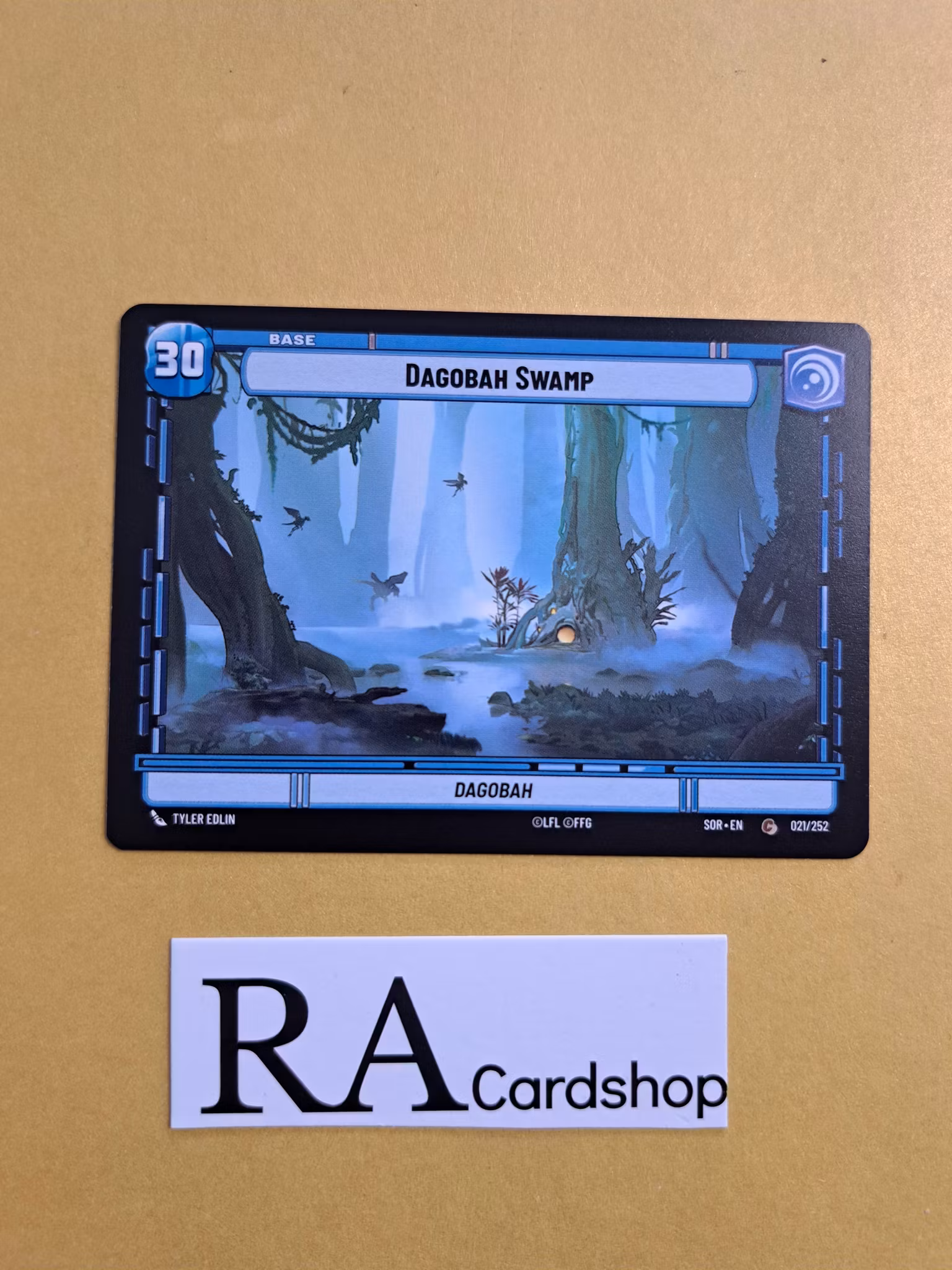 Dagobah Swamp // Shield Token Common 021/252 Spark of the Rebellion (SOR) Star Wars Unlimited