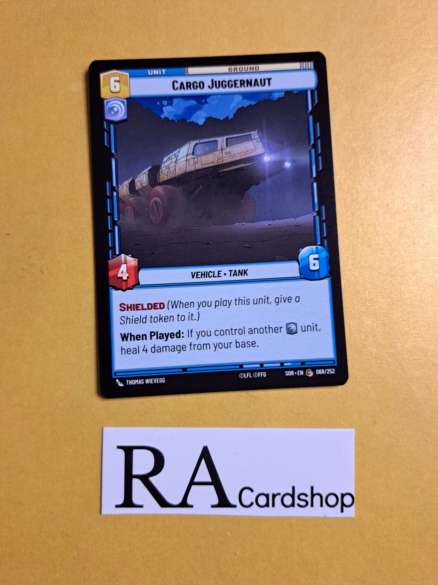 Cargo Juggernaut Common 068/252 Spark of the Rebellion (SOR) Star Wars Unlimited