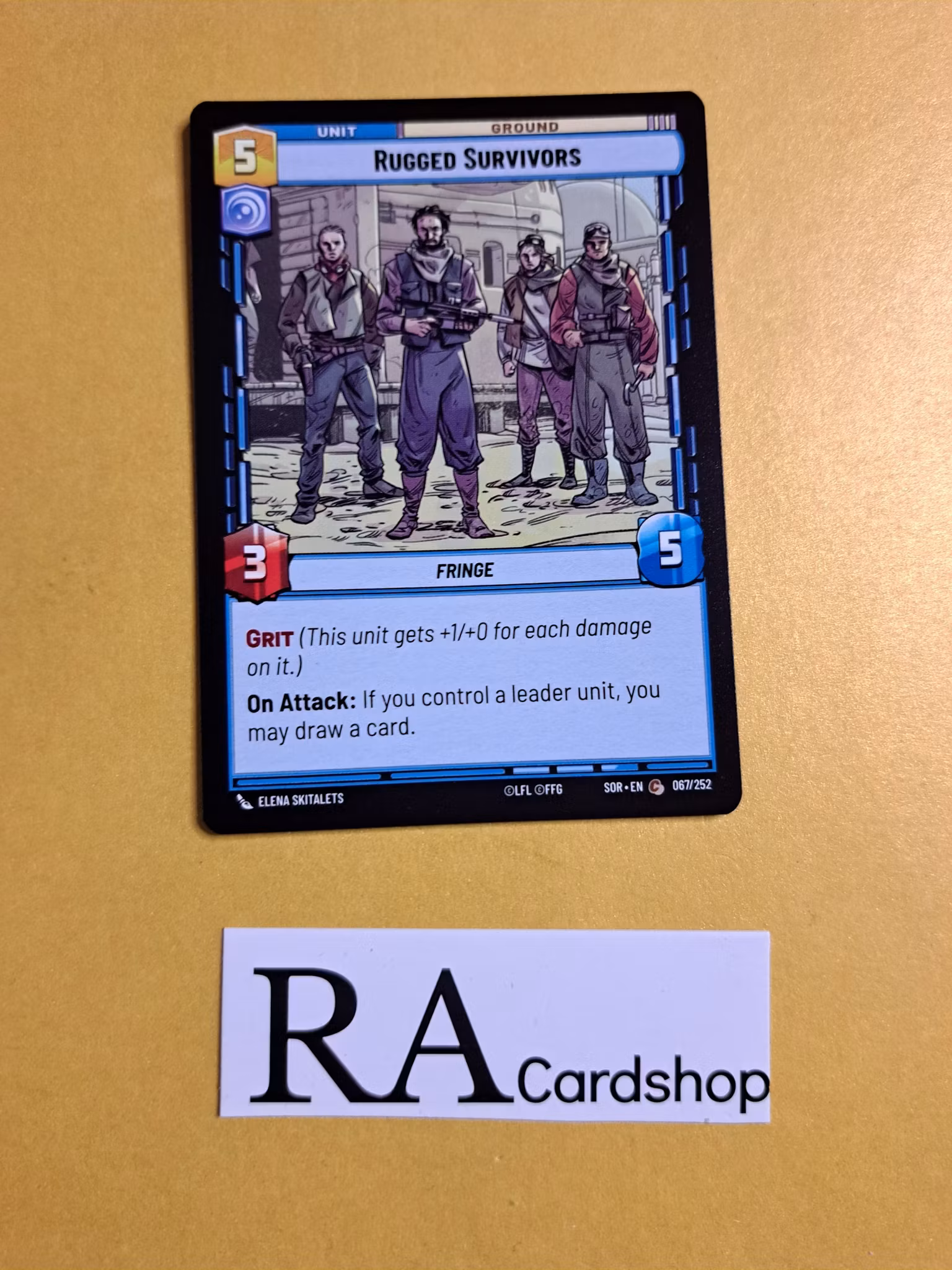 Rugged Survivors Common 067/252 Spark of the Rebellion (SOR) Star Wars Unlimited
