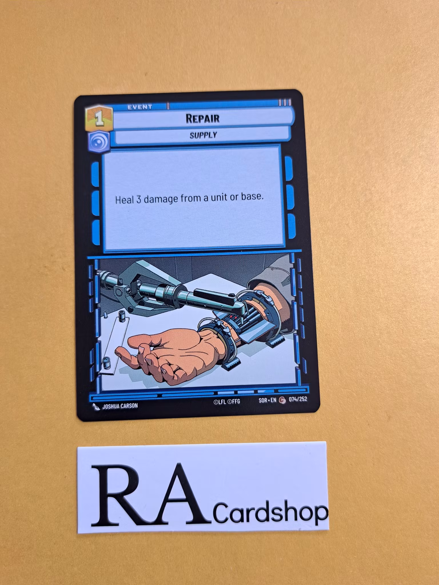 Repair Common 074/252 Spark of the Rebellion (SOR) Star Wars Unlimited